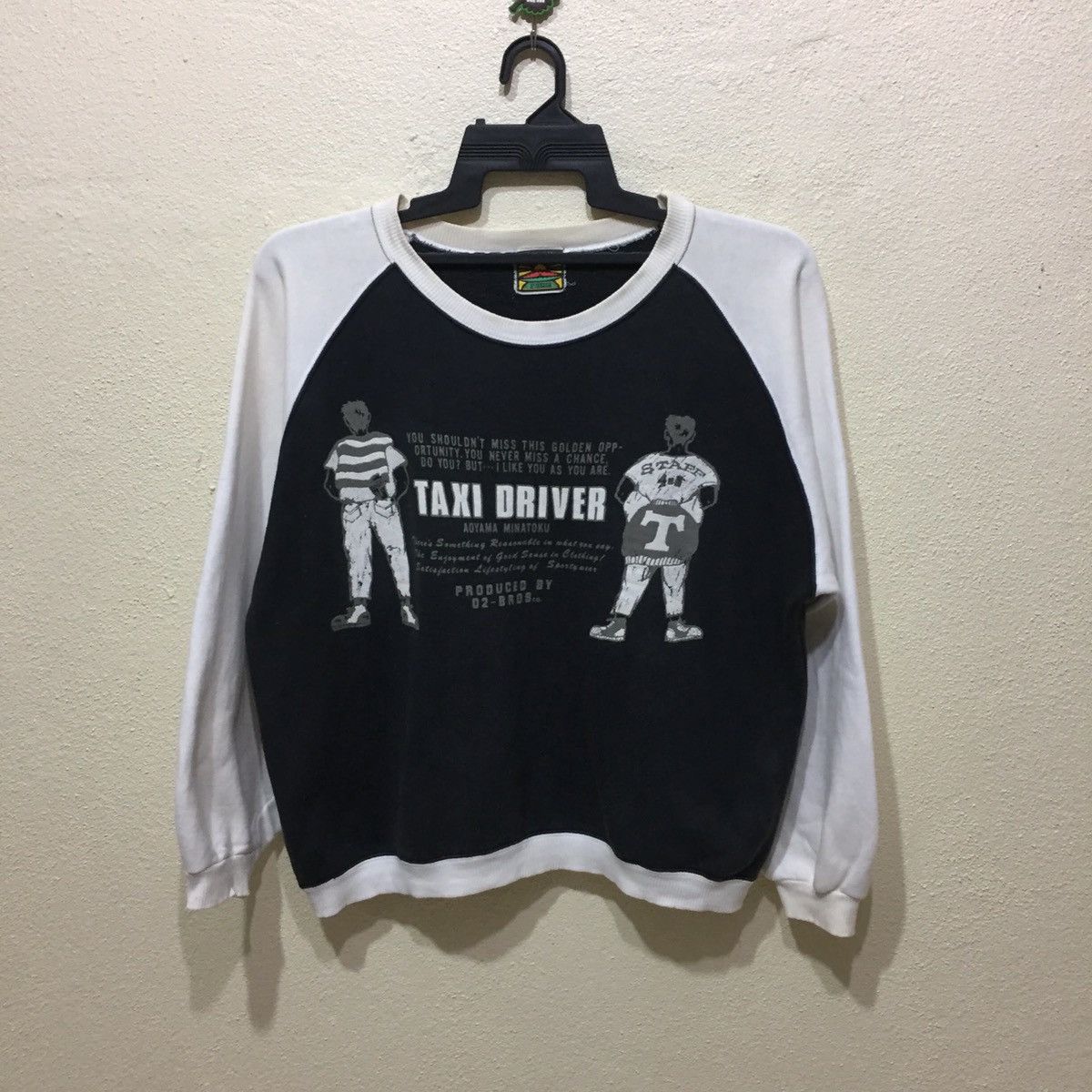 Vintage TAXI DRIVER Sweatshirt spellout Big Logo size L Size US L / EU 52-54 / 3 - 1 Thumbnail
