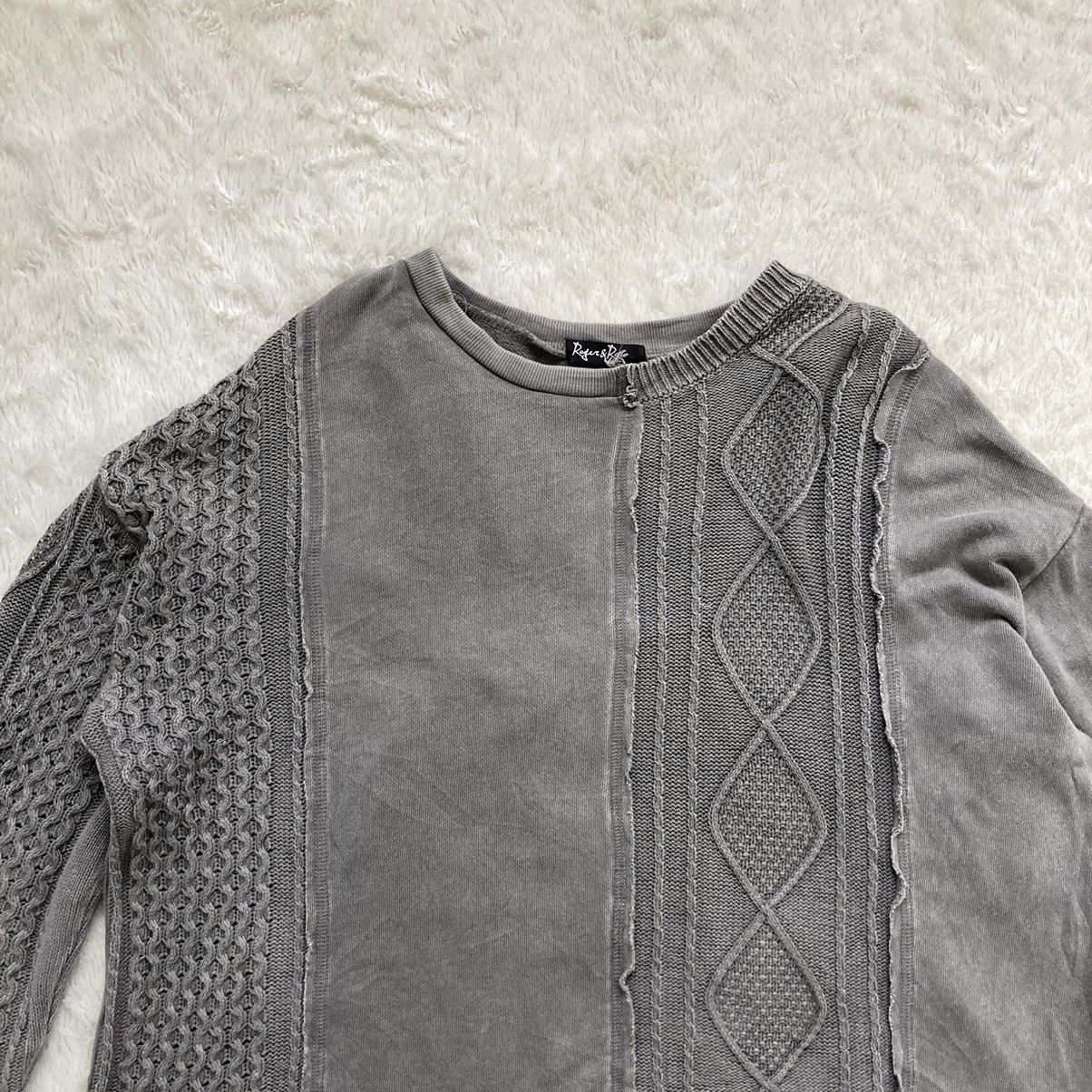 Vintage Italian Designer Jumper Knit Cardigan Size M / US 6-8 / IT 42-44 - 4 Thumbnail