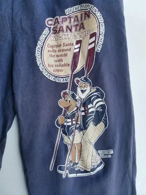Vintage Captain Santa Yacht Club Pants Size US 26 / EU 42 - 4 Thumbnail
