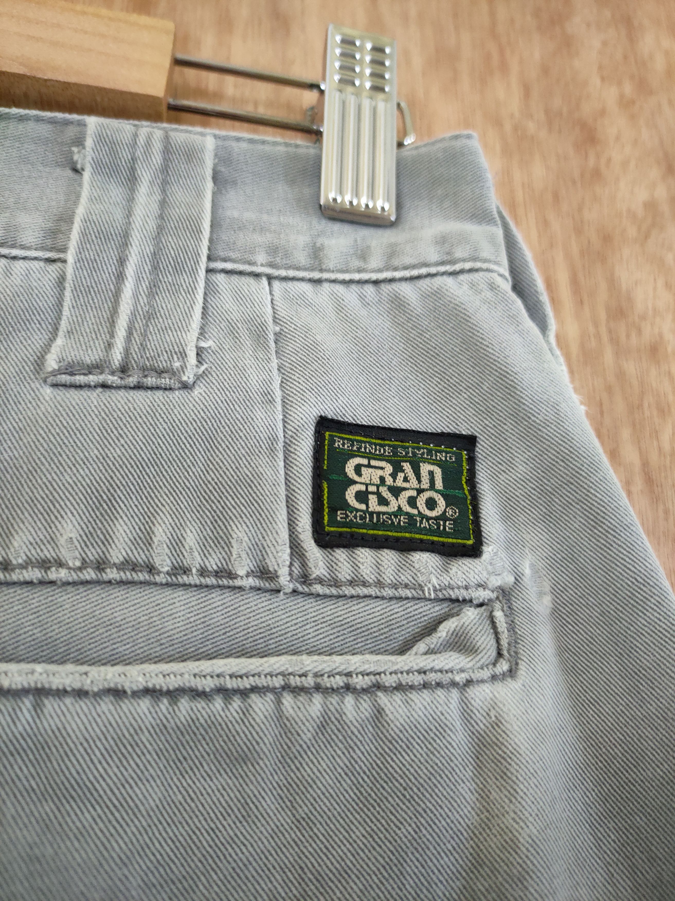 Japanese Brand DL Grancisco japan thrashed distressed cargo pants #46-258T Size US 28 / EU 44 - 11 Thumbnail