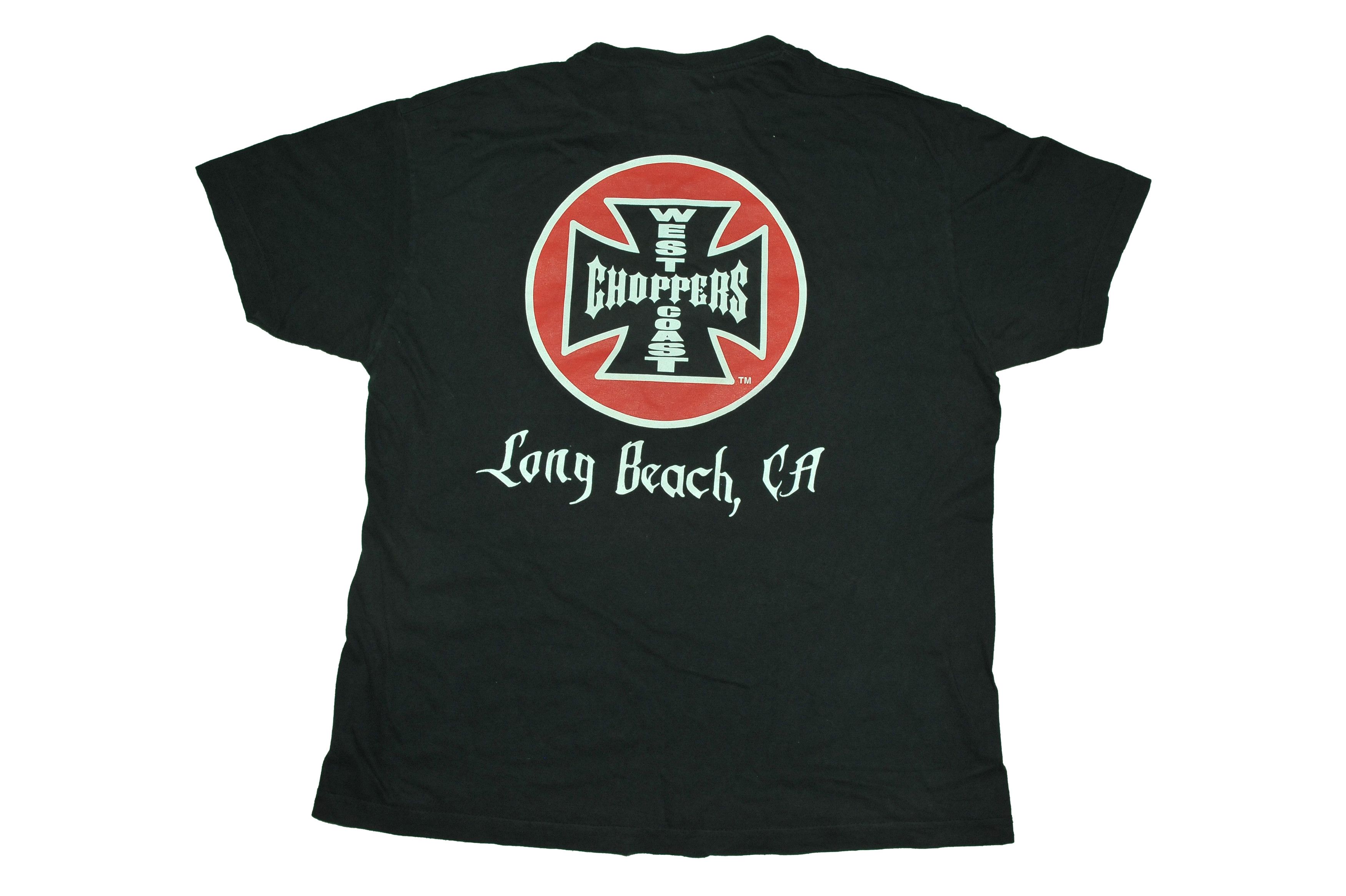 West Coast Choppers Vintage West Coast Choppers LB CA T-shirt Size US L / EU 52-54 / 3 - 2 Thumbnail
