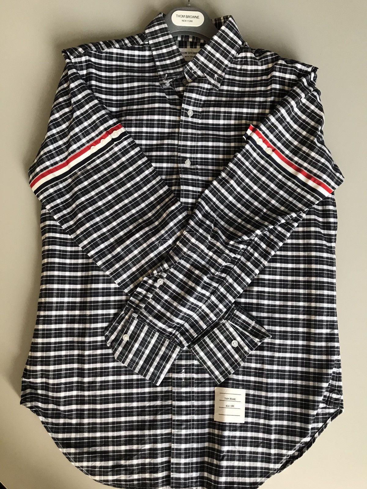 Thom Browne RWB Armband Oxford Shirt