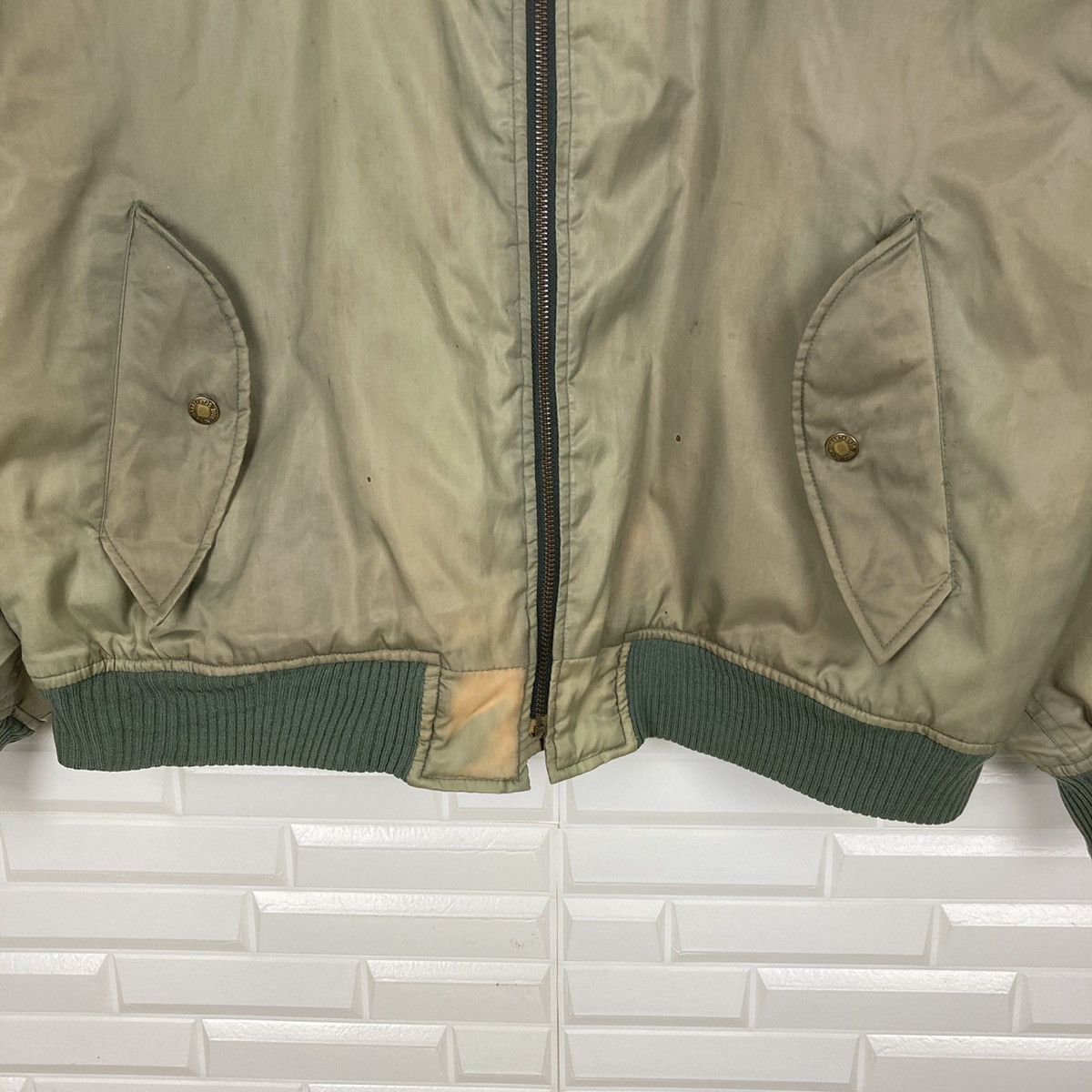 NFL Migrant NFL Club Military Green Bomber Jacket Size US XL / EU 56 / 4 - 6 Thumbnail