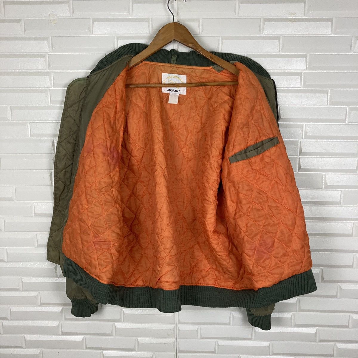 NFL Migrant NFL Club Military Green Bomber Jacket Size US XL / EU 56 / 4 - 15 Thumbnail