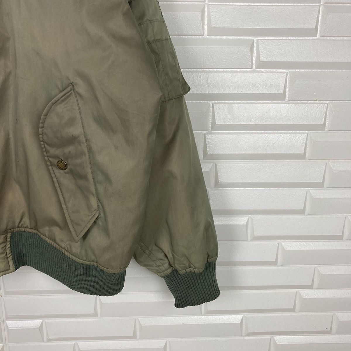 NFL Migrant NFL Club Military Green Bomber Jacket Size US XL / EU 56 / 4 - 5 Thumbnail