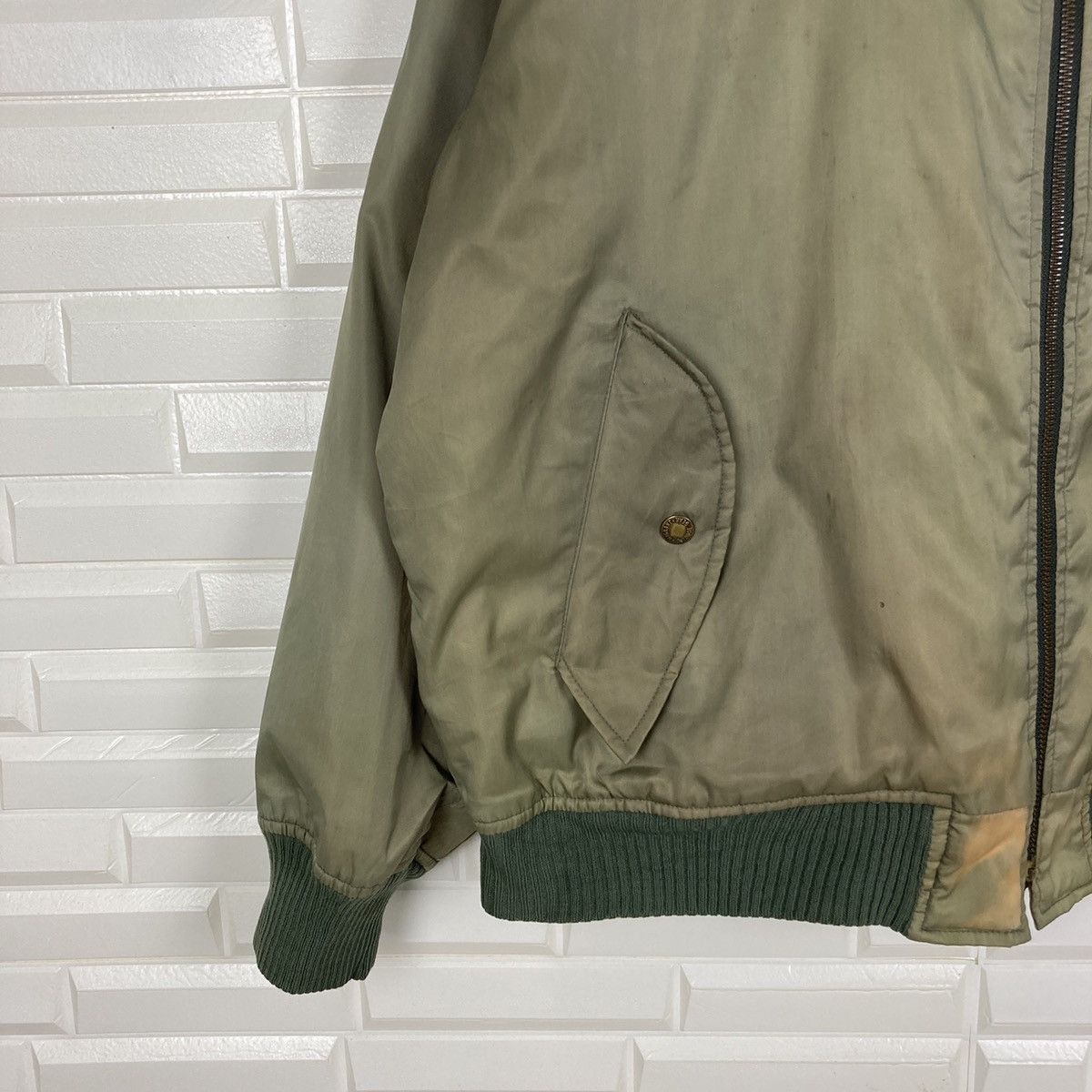 NFL Migrant NFL Club Military Green Bomber Jacket Size US XL / EU 56 / 4 - 3 Thumbnail