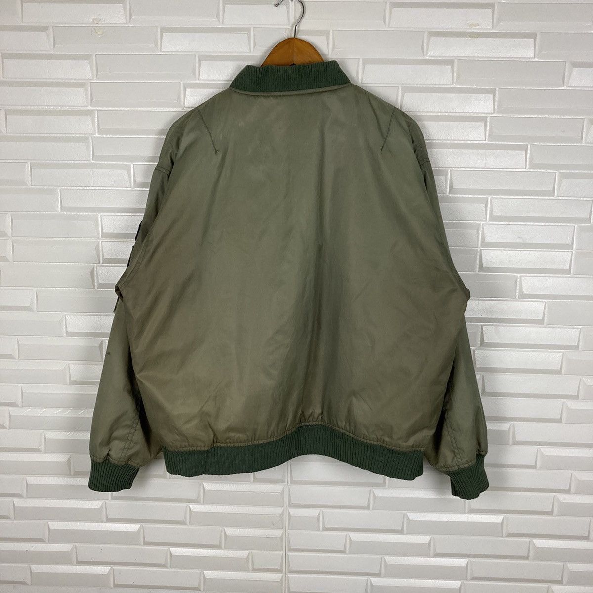 NFL Migrant NFL Club Military Green Bomber Jacket Size US XL / EU 56 / 4 - 14 Thumbnail