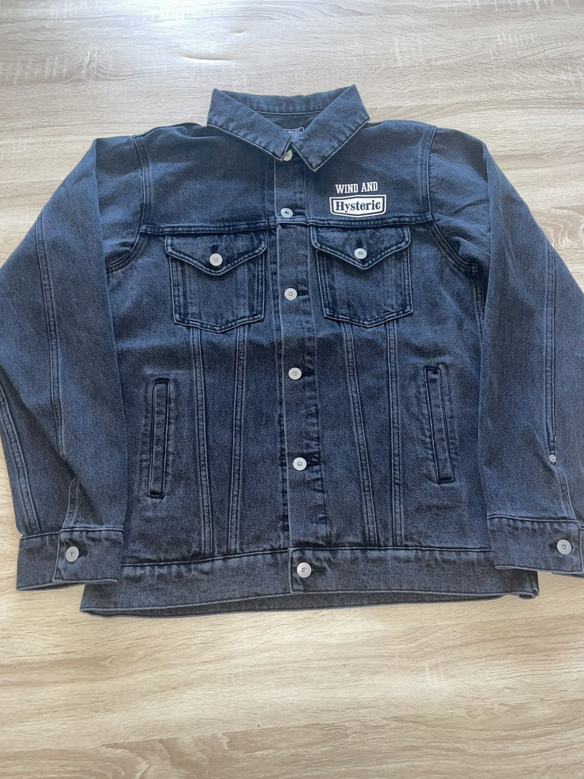 Hysteric Glamour Hysterical glamour wind and sea denim jacket L Size US L / EU 52-54 / 3 - 7 Thumbnail
