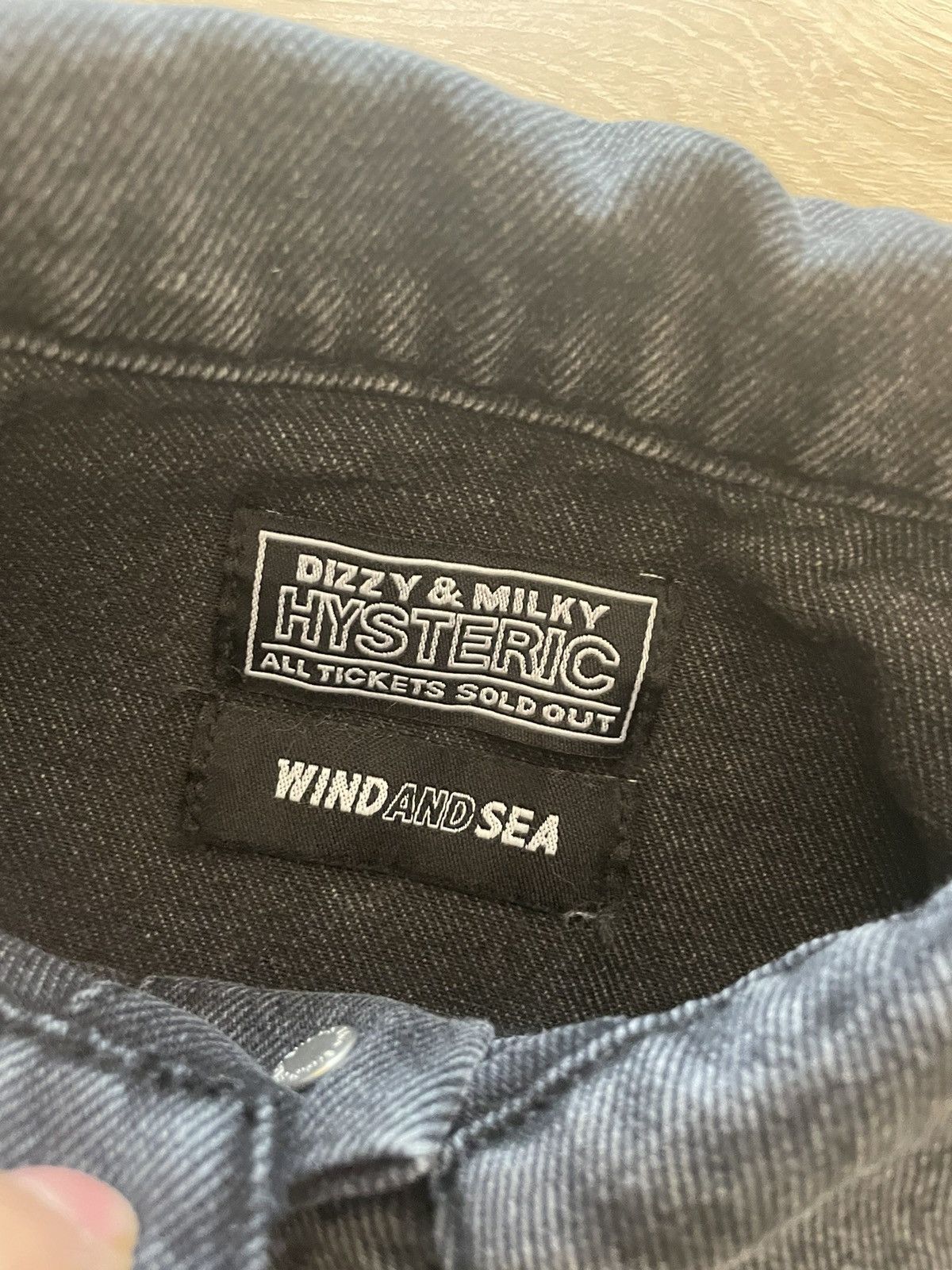 Hysteric Glamour Hysterical glamour wind and sea denim jacket L Size US L / EU 52-54 / 3 - 10 Thumbnail