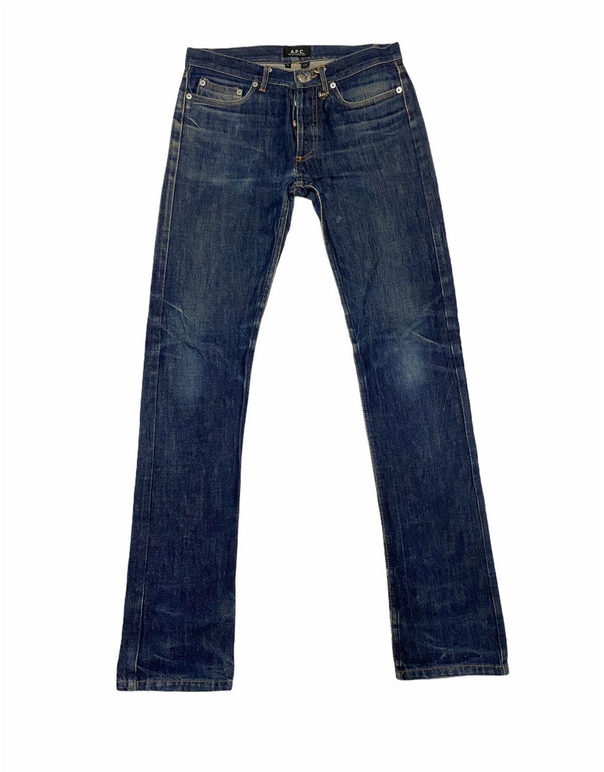 A.P.C. × Japanese Brand Vintage A.P.C Rue De Fleurus Paris Blue Selvedge Denim W30" Size US 30 / EU 46 - 1 Thumbnail