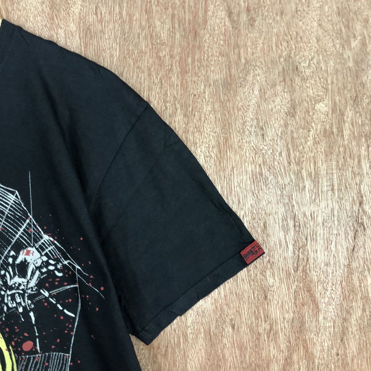 Japanese Brand Hit & Run Black Short Sleeve Tshirt #3570 Size US L / EU 52-54 / 3 - 4 Thumbnail