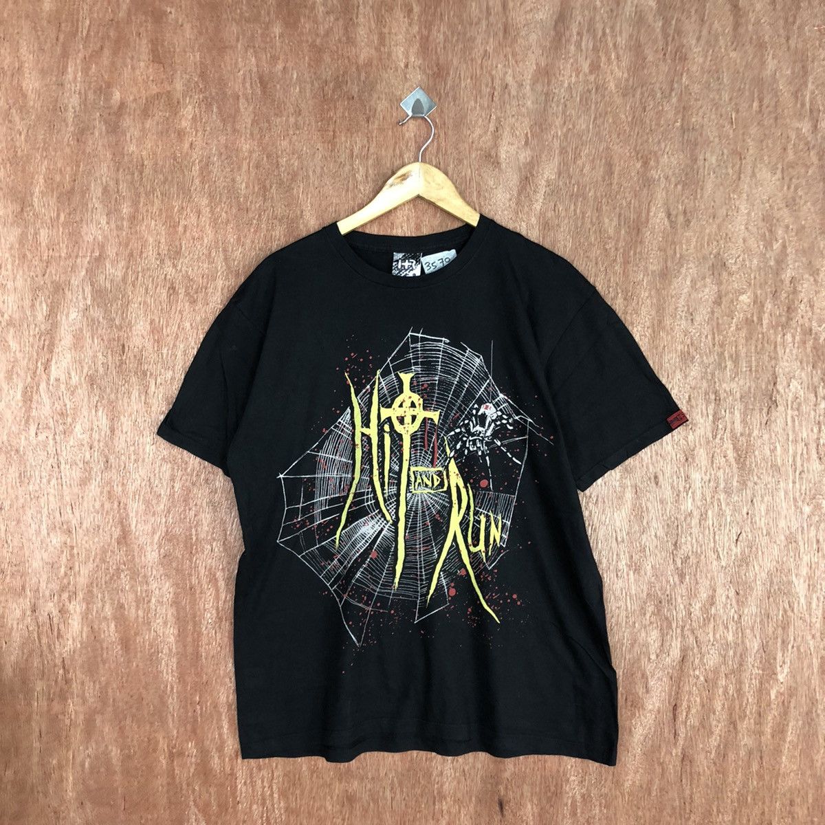 Japanese Brand Hit & Run Black Short Sleeve Tshirt #3570 Size US L / EU 52-54 / 3 - 1 Thumbnail