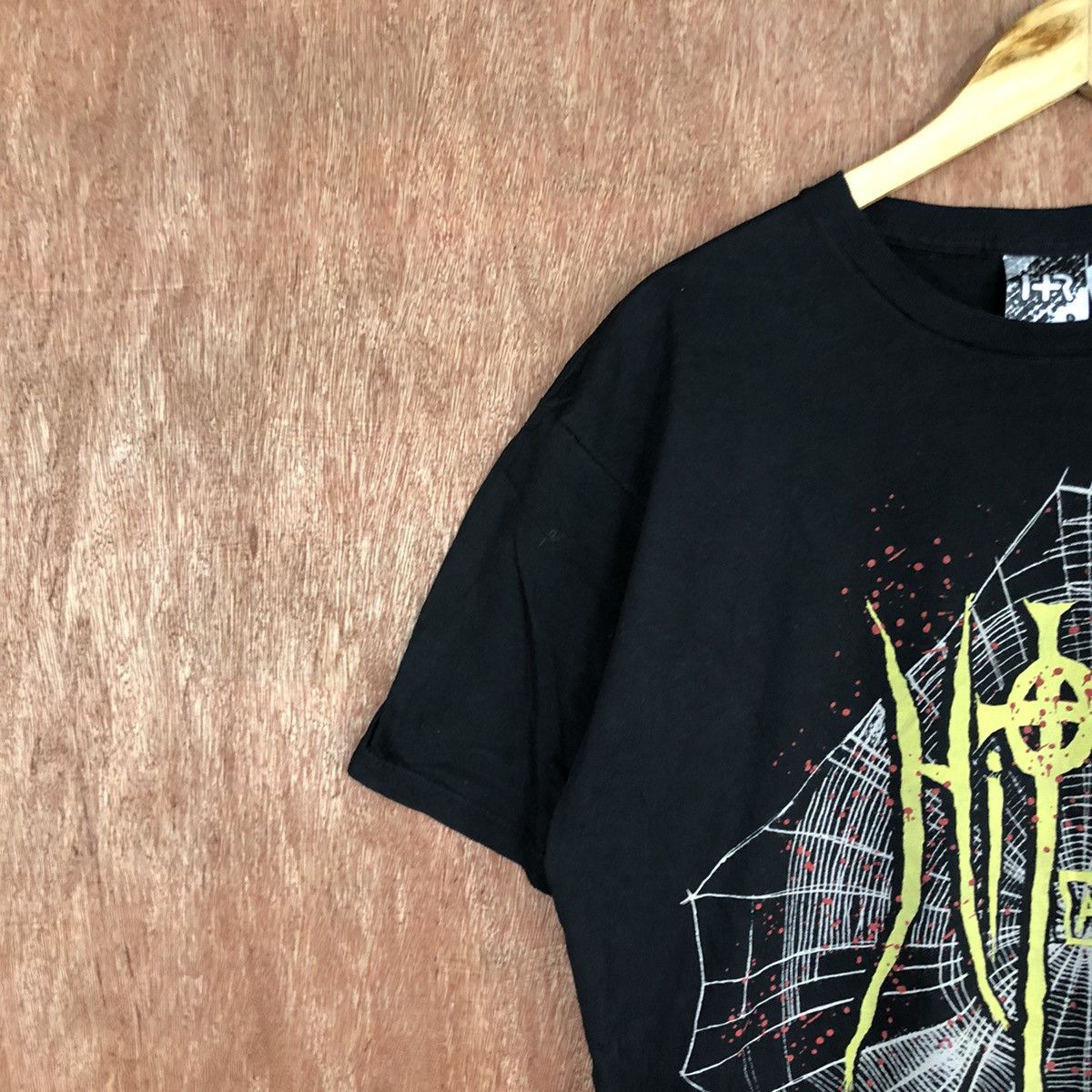 Japanese Brand Hit & Run Black Short Sleeve Tshirt #3570 Size US L / EU 52-54 / 3 - 5 Thumbnail