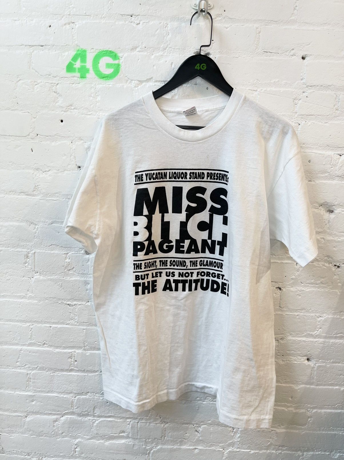 Vintage Vintage MISS BITCH PAGEANT CONTEST SHIRT !! CRAZY HAHA Size US XL / EU 56 / 4 - 3 Thumbnail