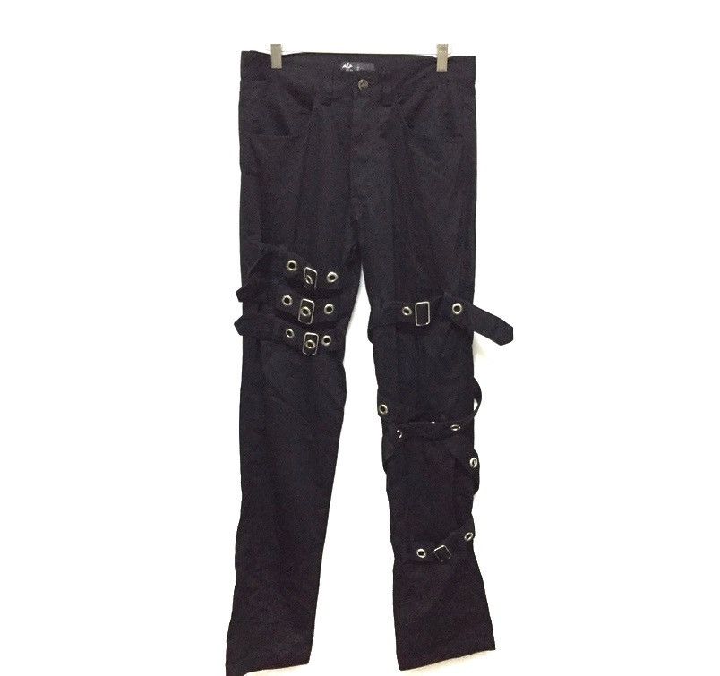 Japanese Brand Japanese Brand DeviL'n Bass cross lace up bondage pants Size US 30 / EU 46 - 3 Thumbnail