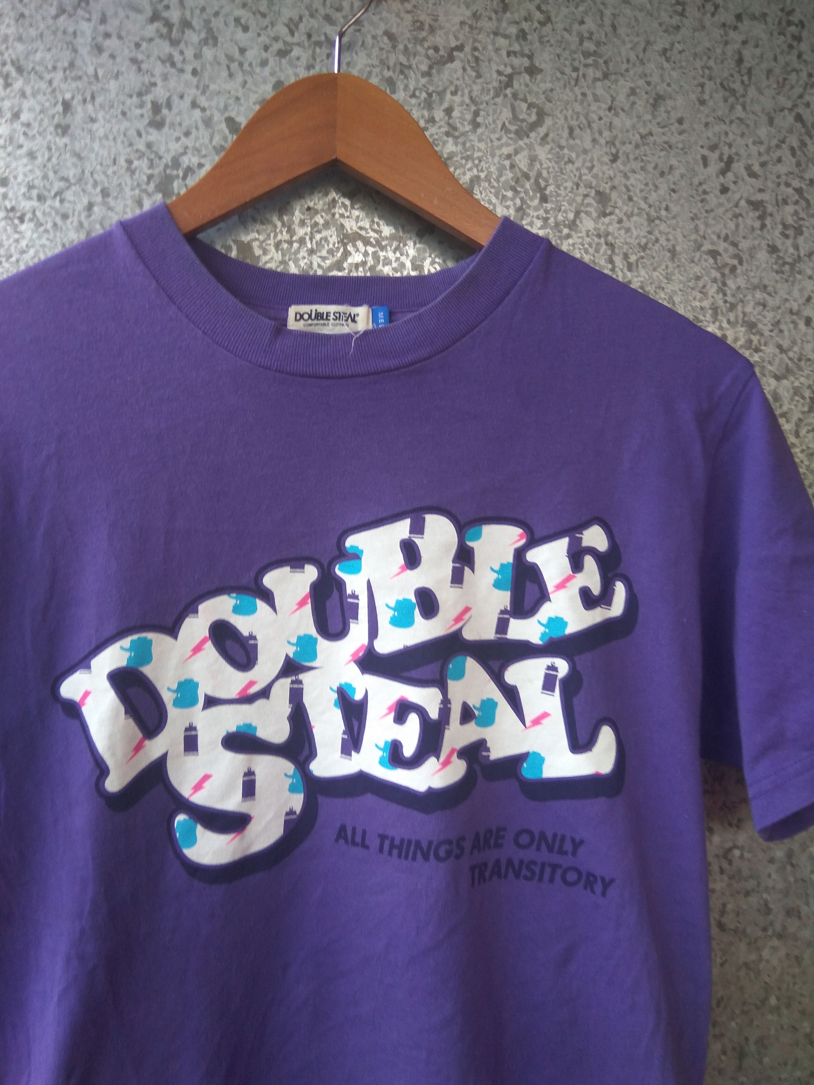Japanese Brand 🔥 Japanese Brand t shirt Double Steal brand roundneck Size US M / EU 48-50 / 2 - 2 Thumbnail