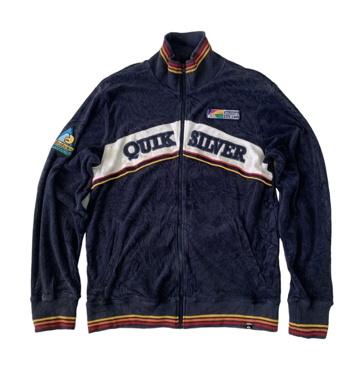 Quiksilver Steal🔥Big Logo Quiksilver Sweater Jacket Size US M / EU 48-50 / 2 - 1 Thumbnail