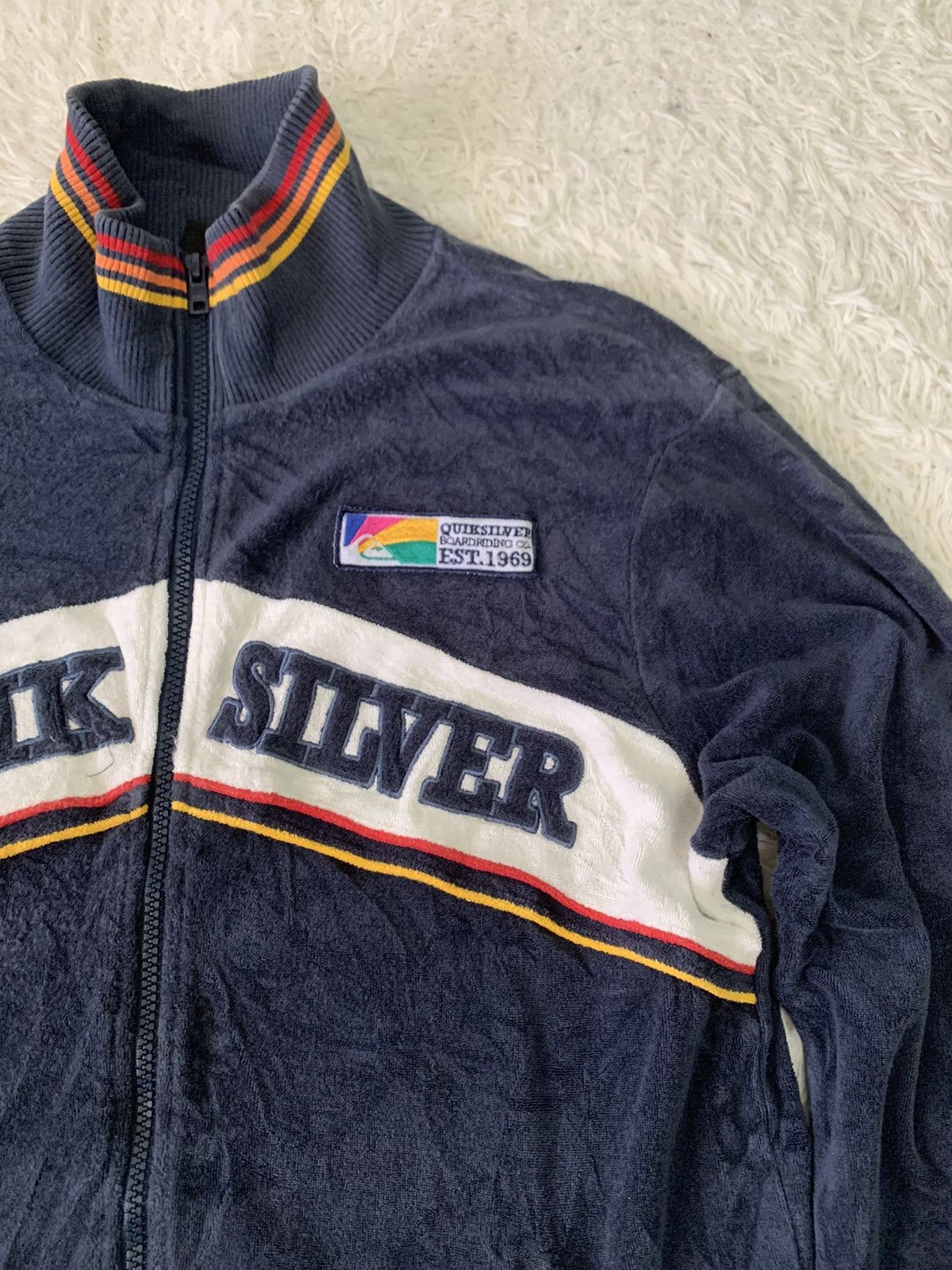 Quiksilver Steal🔥Big Logo Quiksilver Sweater Jacket Size US M / EU 48-50 / 2 - 5 Thumbnail