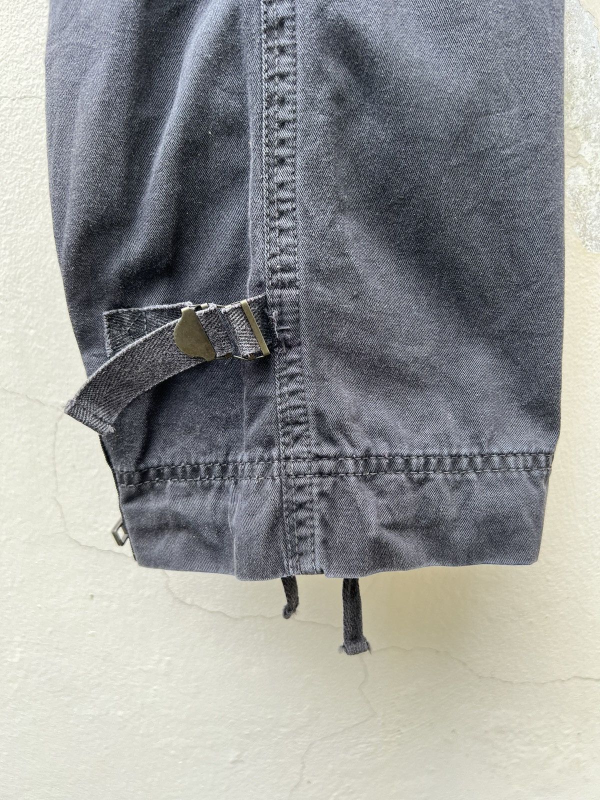 Japanese Brand × Vintage VTG Soljah Japan Sun Fade Black Bondage Parachute Trouser Size US 32 / EU 48 - 24 Thumbnail