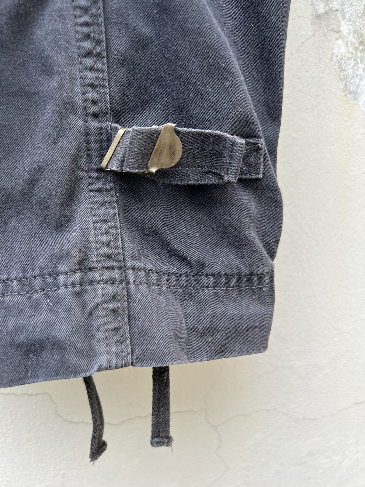 Japanese Brand × Vintage VTG Soljah Japan Sun Fade Black Bondage Parachute Trouser Size US 32 / EU 48 - 20 Thumbnail