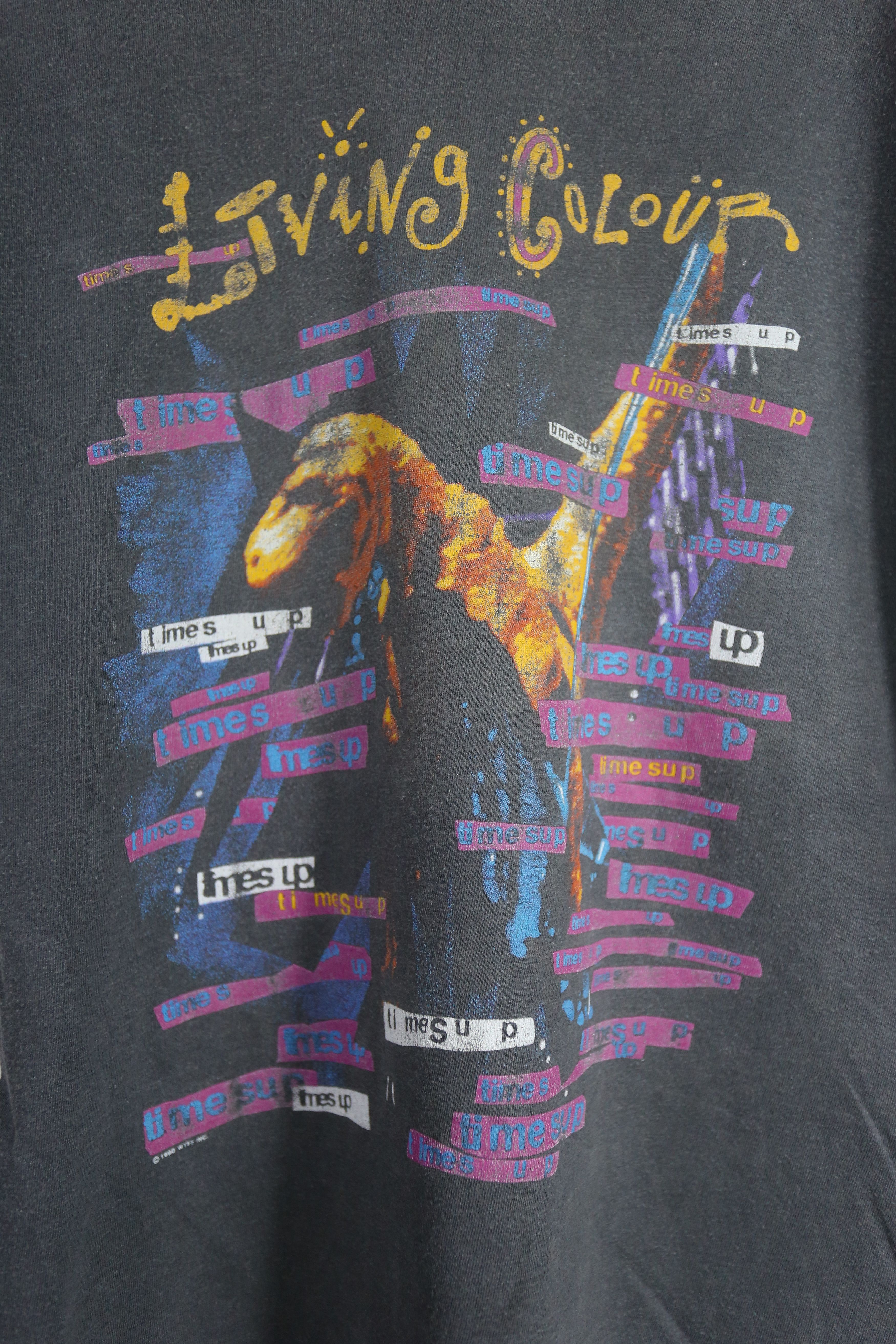 Band Tees × Vintage GTMB660 Vintage 1990 Living Colour time’s up tour t-shirt Size US L / EU 52-54 / 3 - 3 Thumbnail