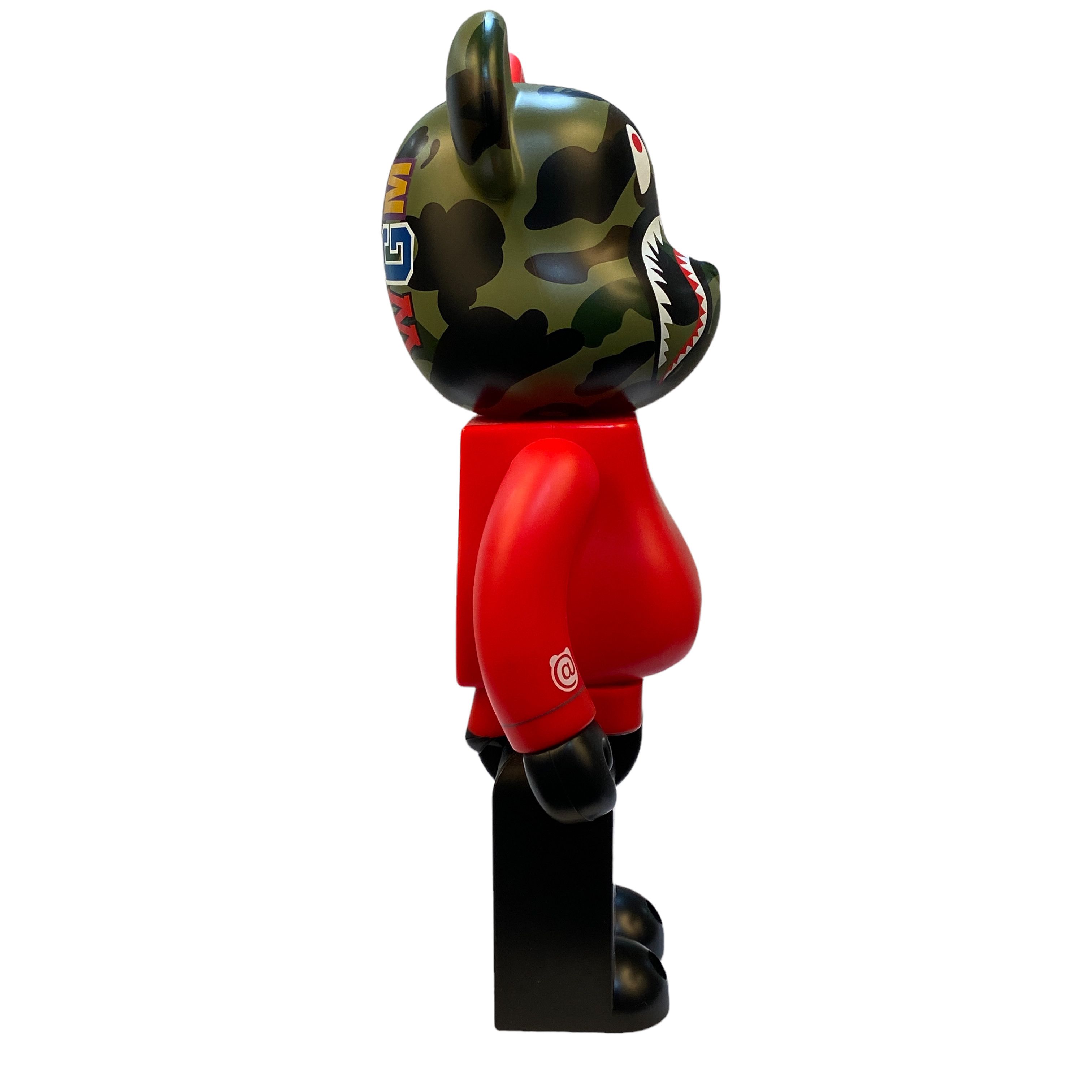 Bape A Bathing Ape 1st Camo Shark 400% Figure 2017 Size ONE SIZE - 2 Thumbnail