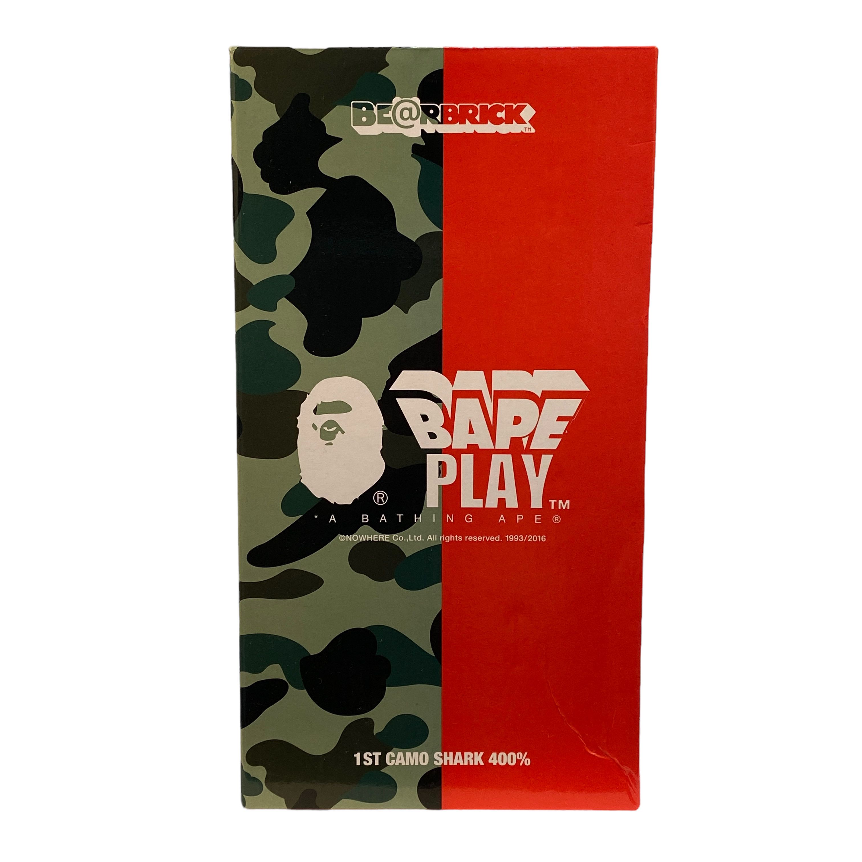 Bape A Bathing Ape 1st Camo Shark 400% Figure 2017 Size ONE SIZE - 8 Thumbnail