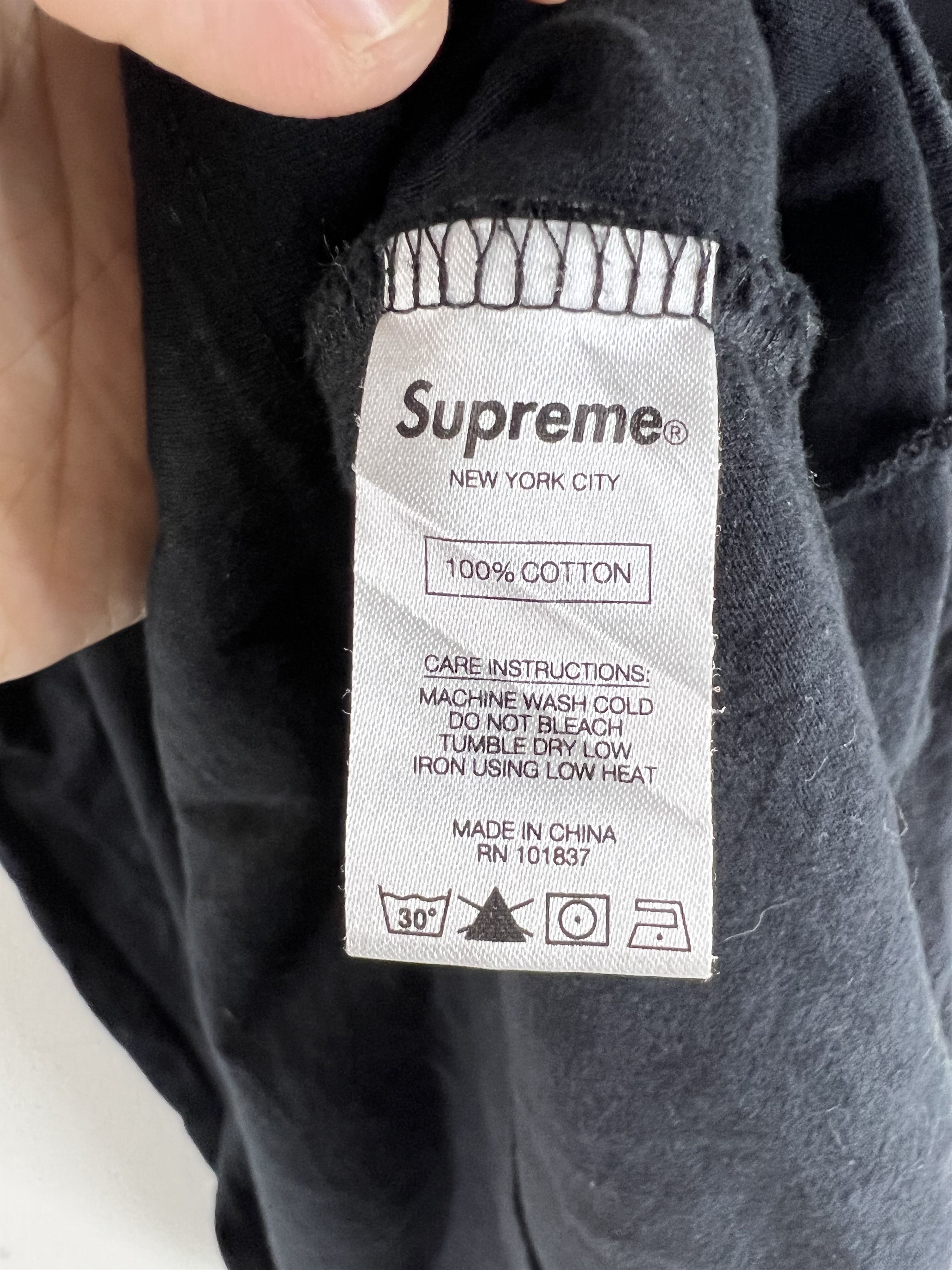 Supreme SUPREME NEW YORK TEE Size US S / EU 44-46 / 1 - 6 Thumbnail