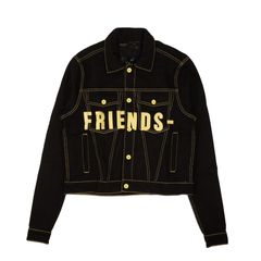 Friends vlone 2024 jean jacket