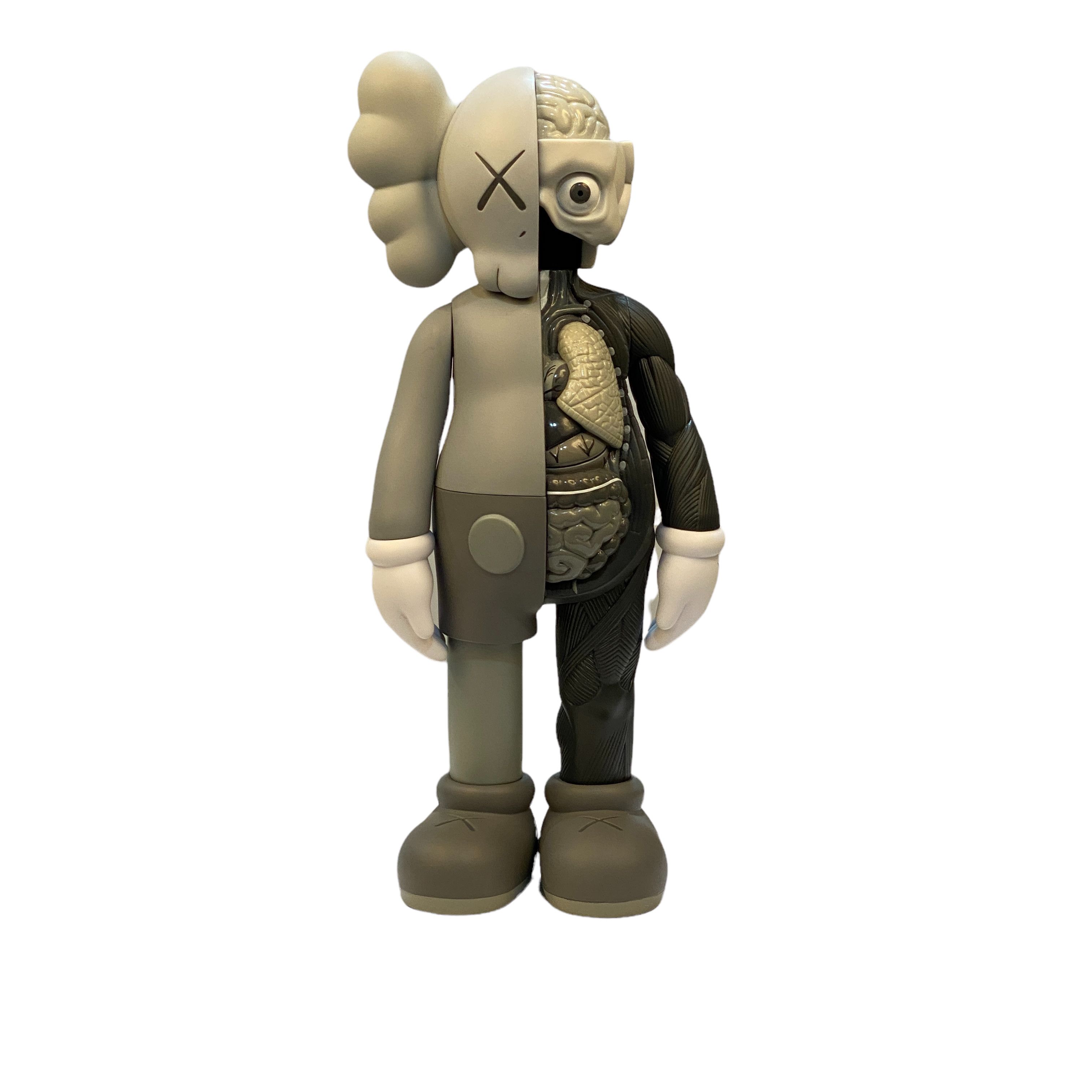 image of Kaws x Medicom Toy Grey Companion Flayed Open Edition Vinyl Figure, Men's