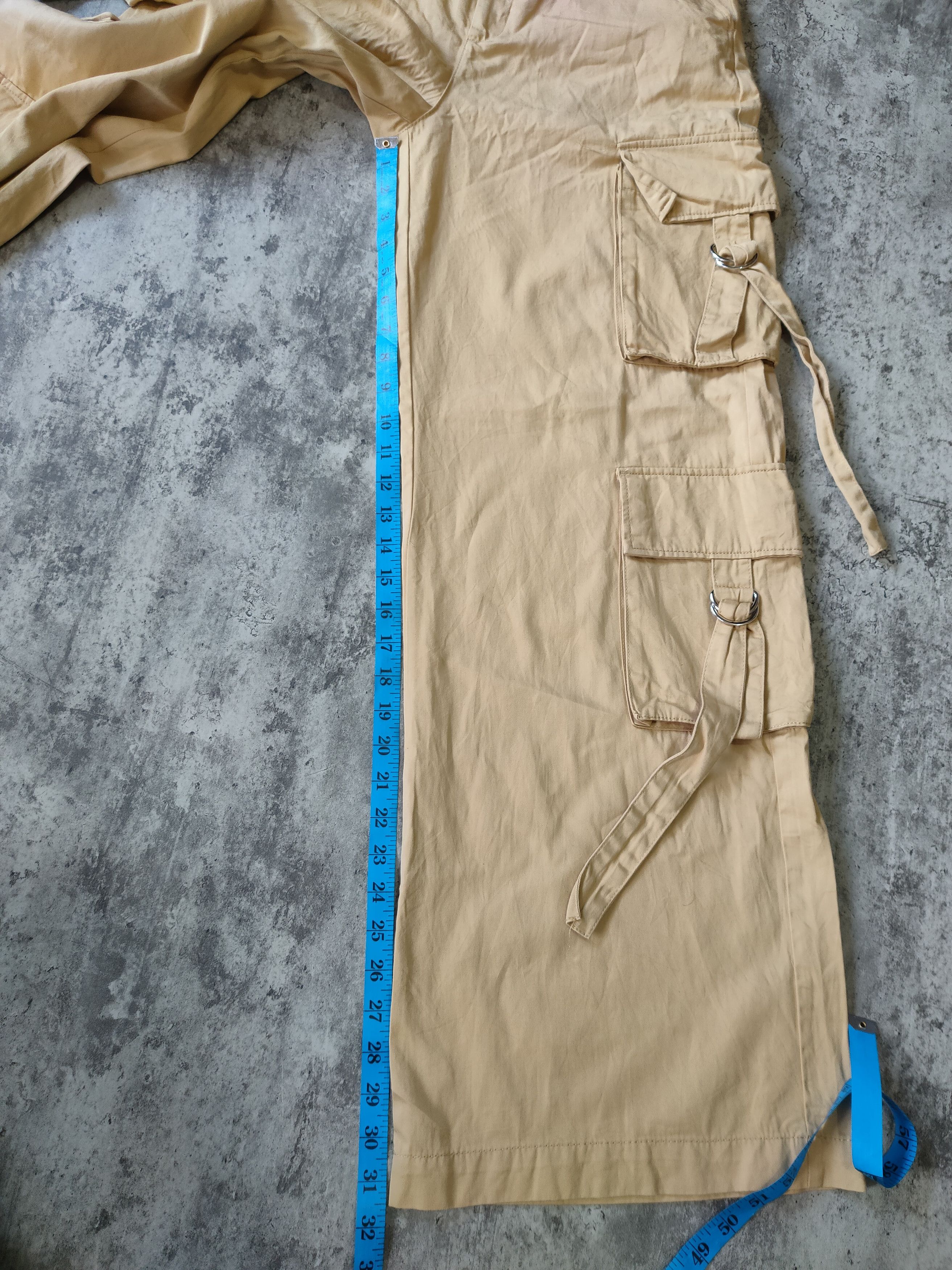 Hysteric Glamour × If Six Was Nine × Le Grande Bleu (L.G.B.) Bershka flared bondage Cargo pants Size US 30 / EU 46 - 21 Thumbnail