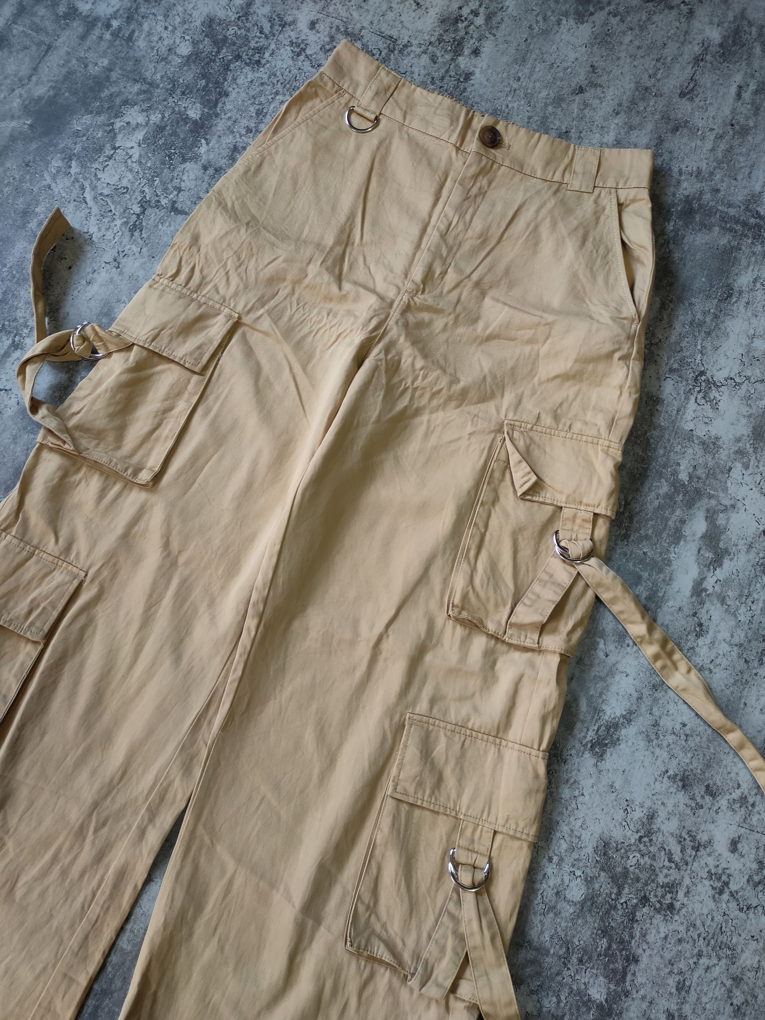 Hysteric Glamour × If Six Was Nine × Le Grande Bleu (L.G.B.) Bershka flared bondage Cargo pants Size US 30 / EU 46 - 4 Thumbnail