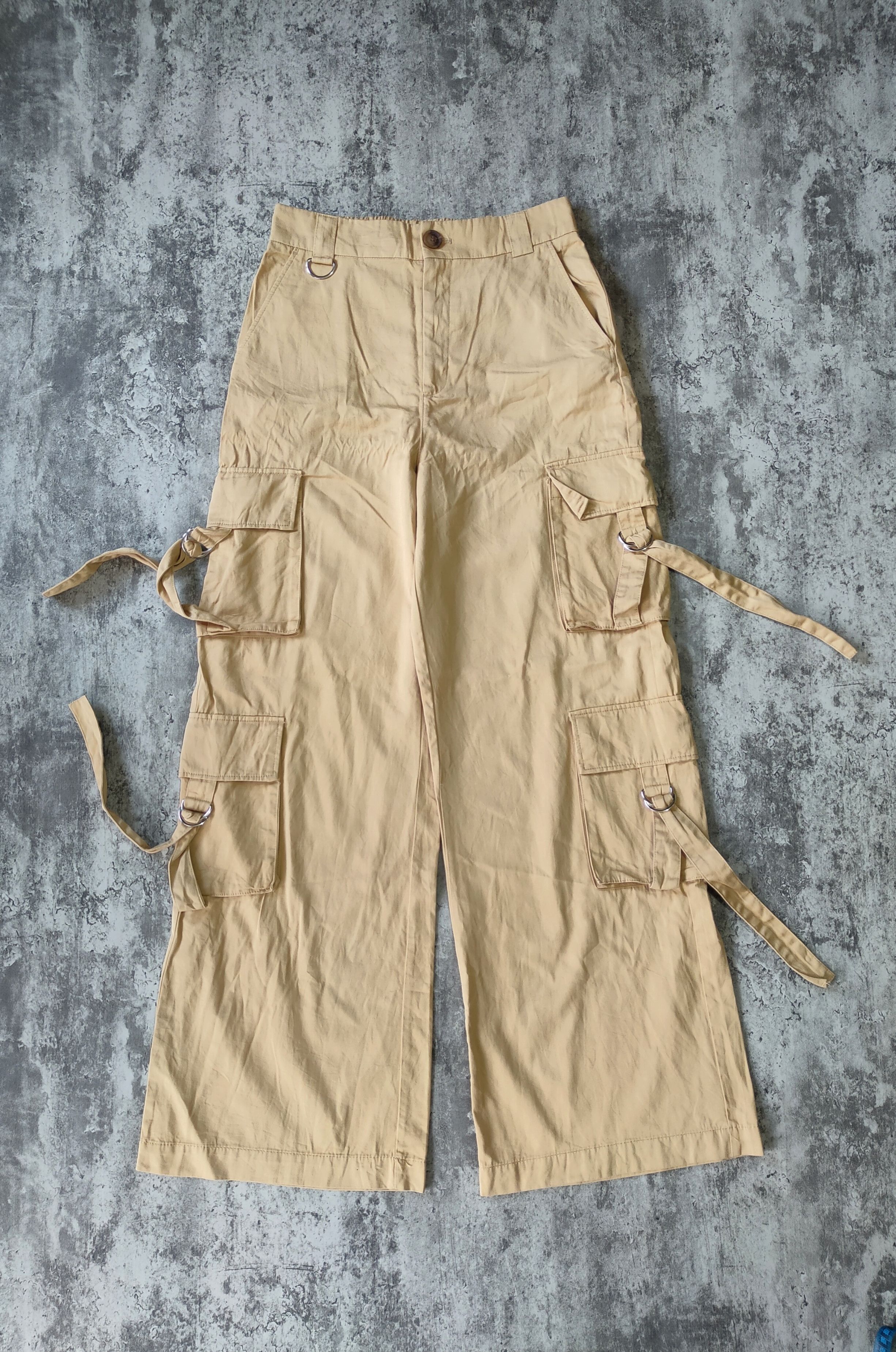 Hysteric Glamour × If Six Was Nine × Le Grande Bleu (L.G.B.) Bershka flared bondage Cargo pants Size US 30 / EU 46 - 2 Thumbnail