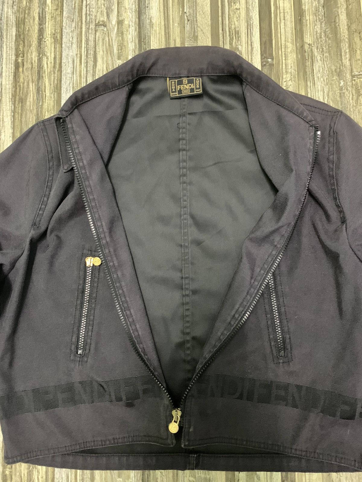 Fendi Nice Fendi Workwear Denim Jacket Size US L / EU 52-54 / 3 - 9 Thumbnail