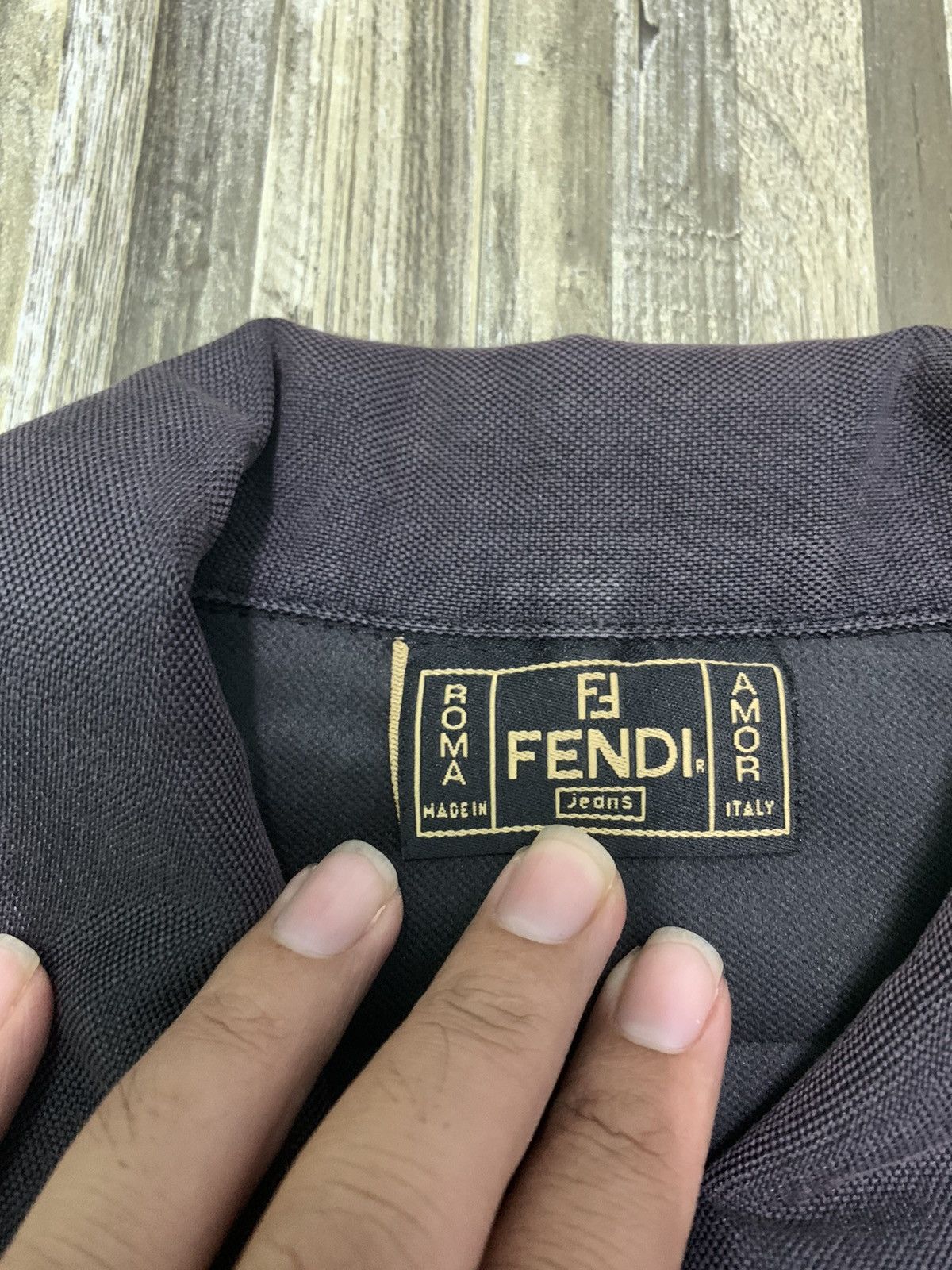 Fendi Nice Fendi Workwear Denim Jacket Size US L / EU 52-54 / 3 - 8 Thumbnail