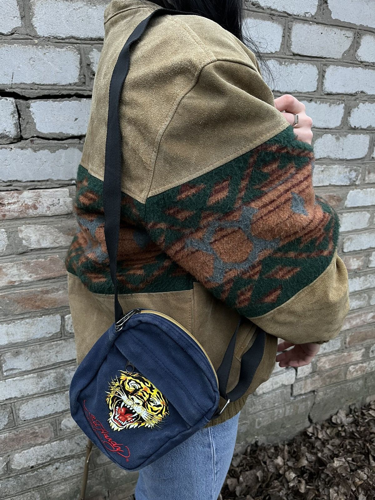 Christian Audigier Vintage Ed Hardy by Christian Audigier Bag Messenger y2k Size ONE SIZE - 8 Thumbnail