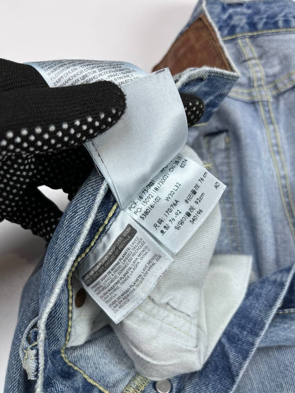 Levi's Levi’s 501 Vintage Denim Blue Jeans Custom Spider 30x32 Size US 32 / EU 48 - 10 Thumbnail