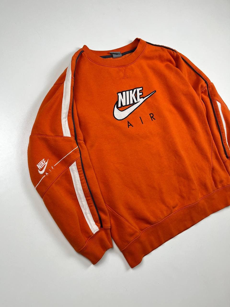 Nike Nike Vintage Sweatshirt Big Logo Swoosh Orange Size US S / EU 44-46 / 1 - 2 Thumbnail