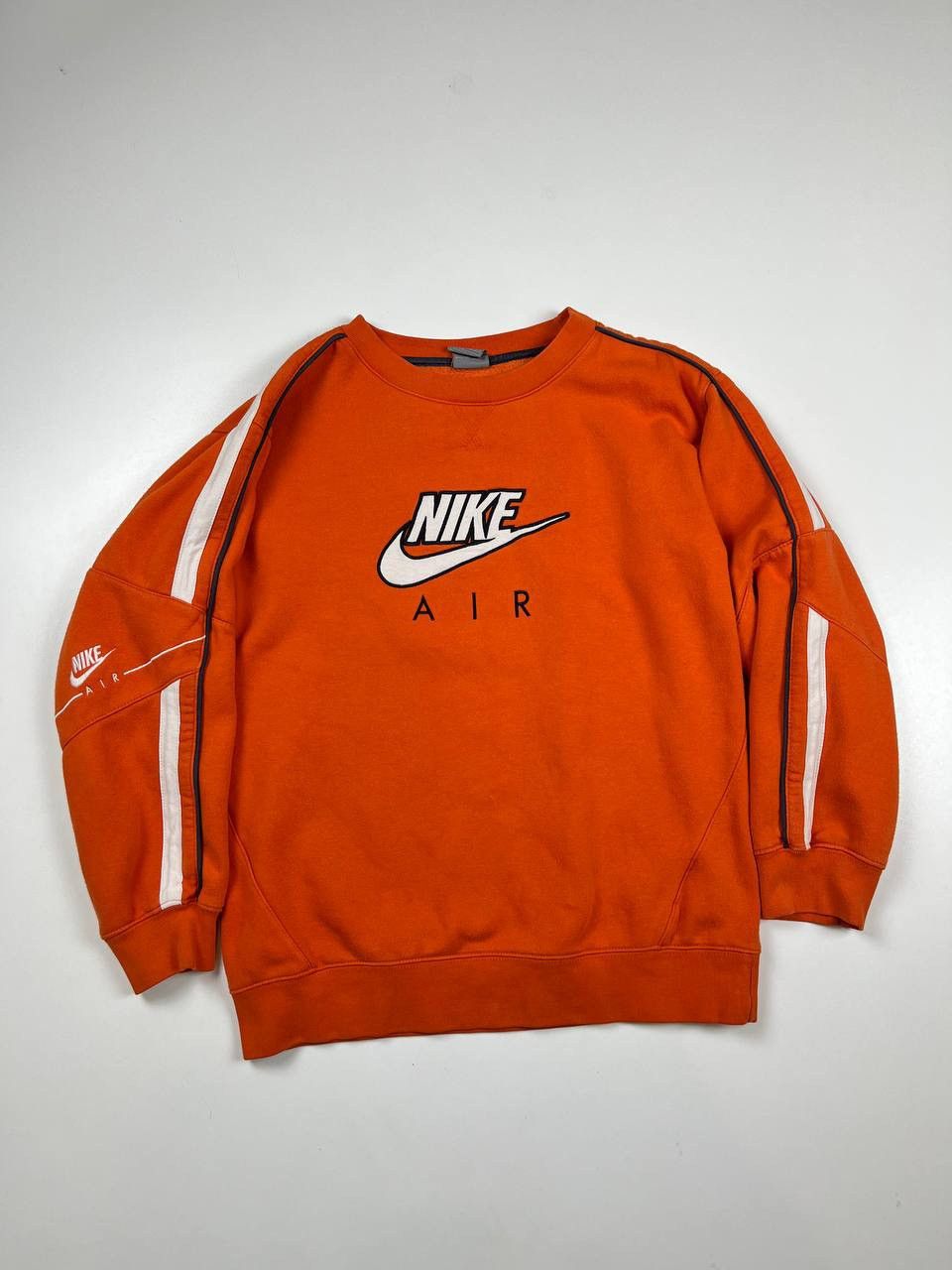 Nike Nike Vintage Sweatshirt Big Logo Swoosh Orange Size US S / EU 44-46 / 1 - 1 Thumbnail
