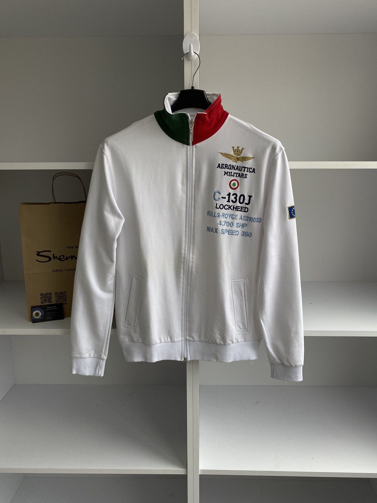 Designer × Other × Vintage Aeronautica Militare zip hoodie Size US XL / EU 56 / 4 - 1 Thumbnail