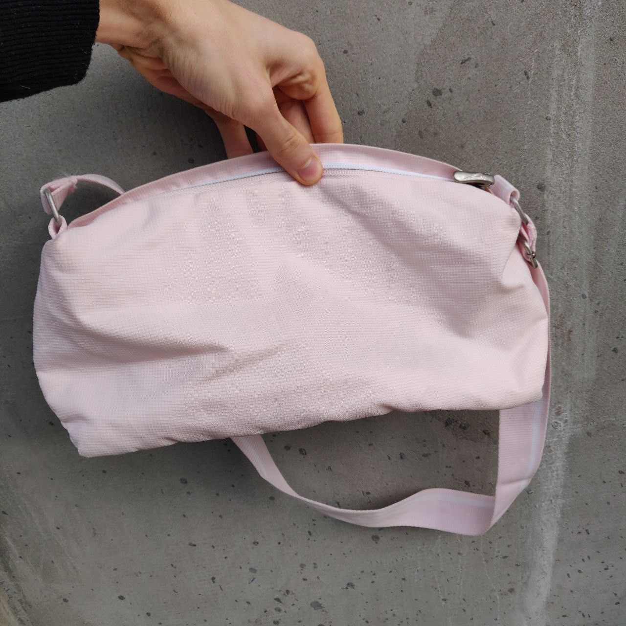 Nike × Vintage Nike Vintage Y2K Pink Shoulder Bag Metal Swoosh Size ONE SIZE - 4 Thumbnail