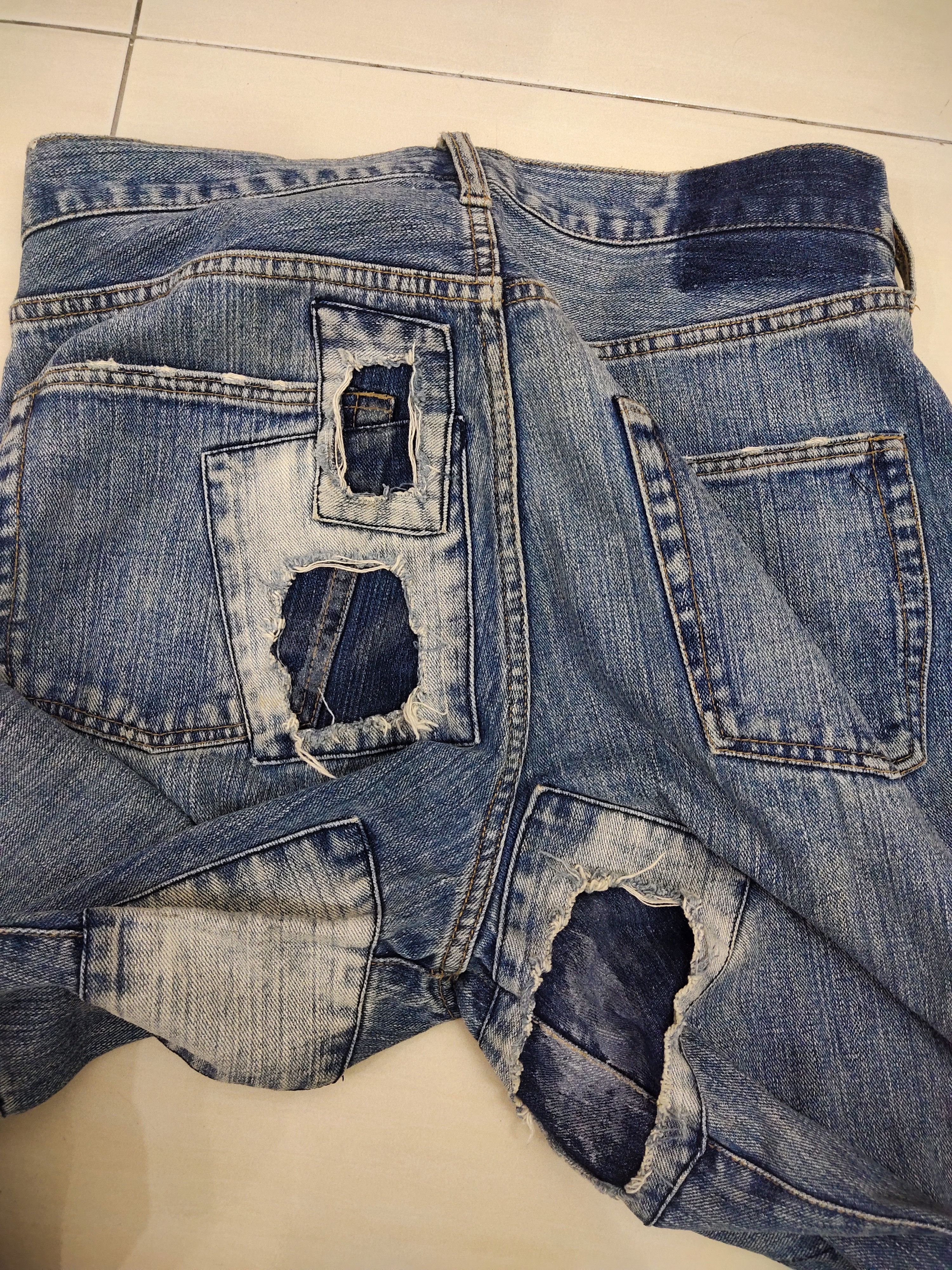 Japanese Brand Japanese Brand Distressed & patchwork Denim Size US 34 / EU 50 - 7 Thumbnail