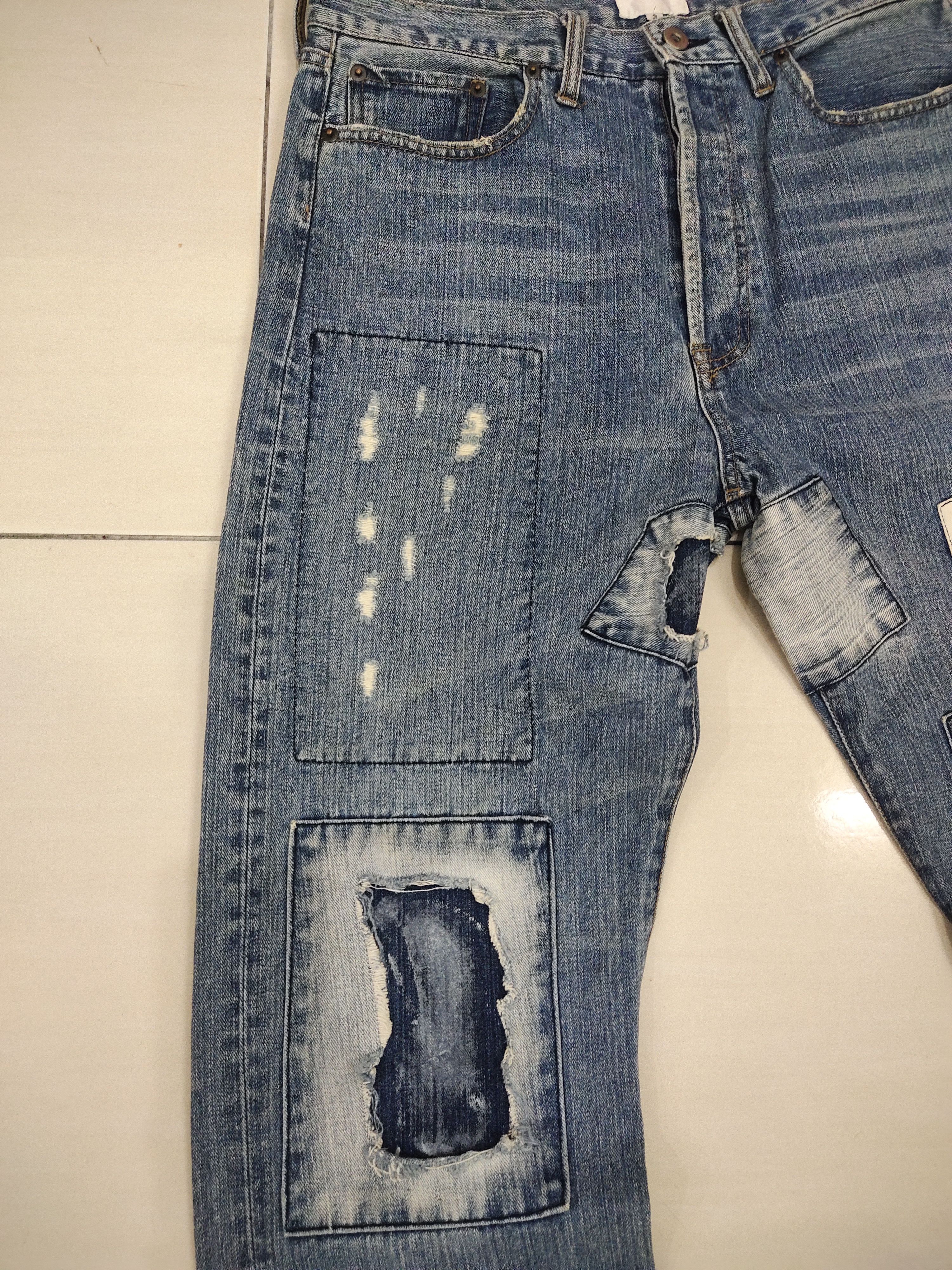Japanese Brand Japanese Brand Distressed & patchwork Denim Size US 34 / EU 50 - 6 Thumbnail