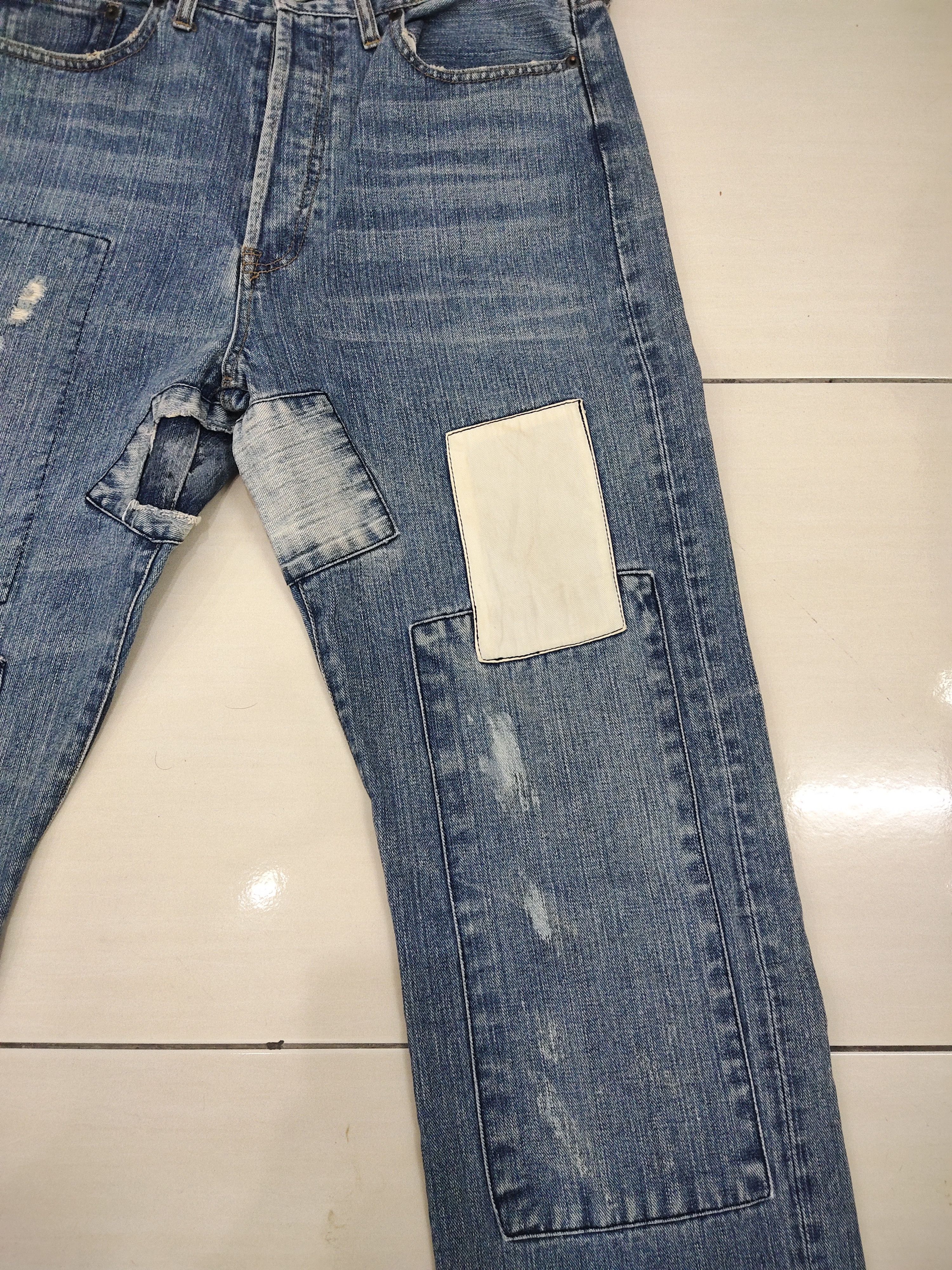 Japanese Brand Japanese Brand Distressed & patchwork Denim Size US 34 / EU 50 - 5 Thumbnail