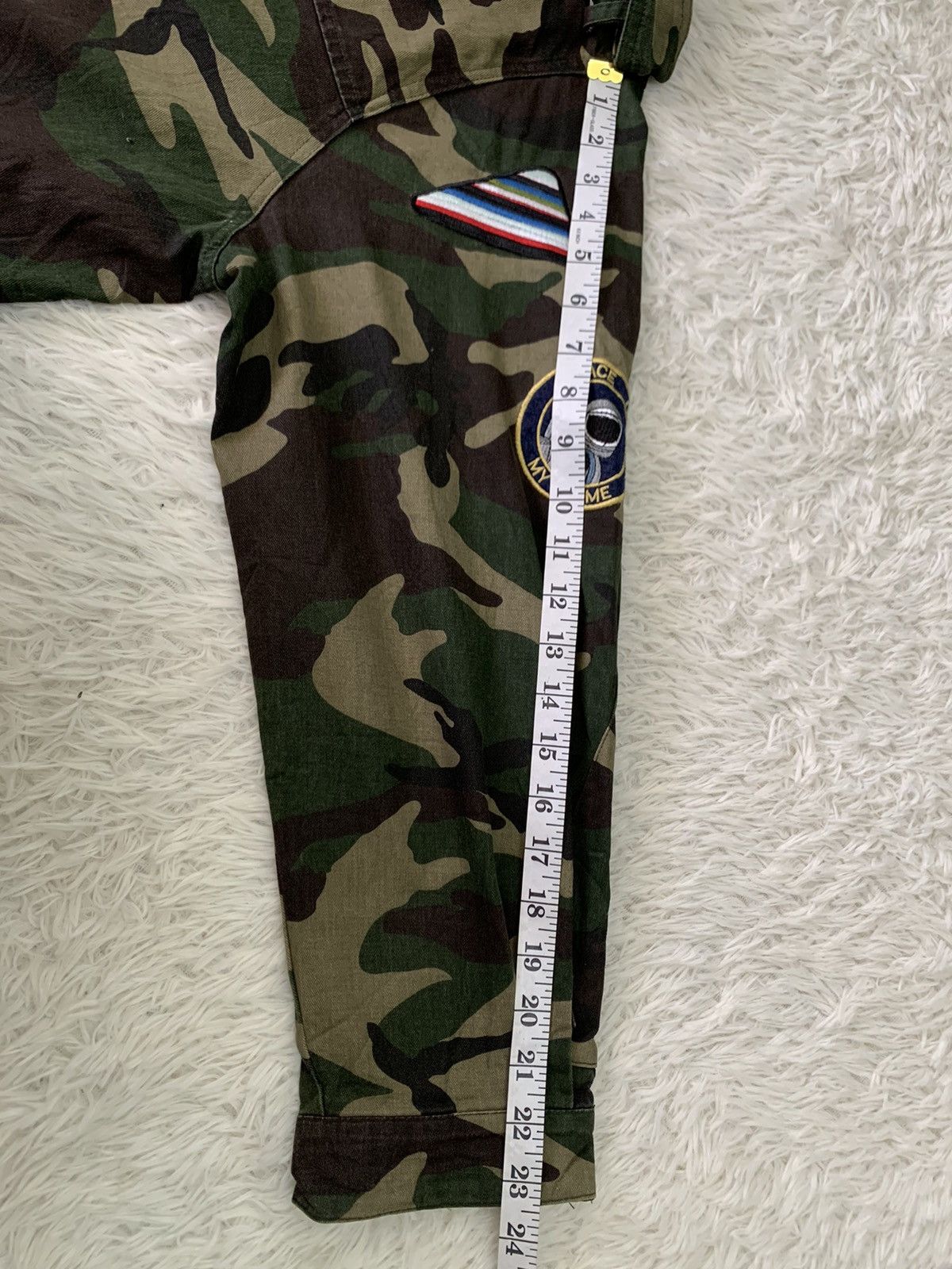 Japanese Brand Nice Art Rocket Lay Low Camo Military Jacket Hooded Size US XXL / EU 58 / 5 - 12 Thumbnail