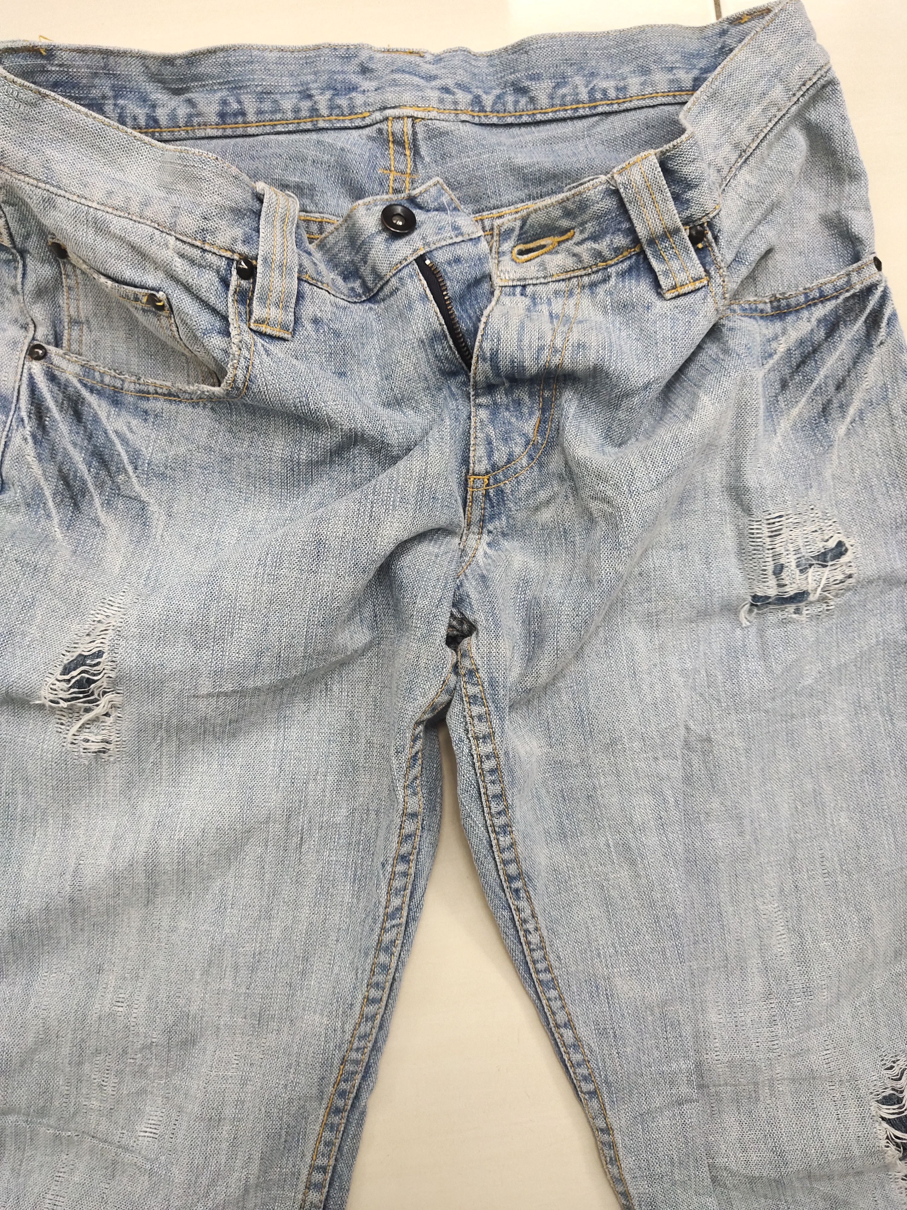JUN MEN Japanese Brand Jun men Distressed Jeans Size US 34 / EU 50 - 8 Thumbnail