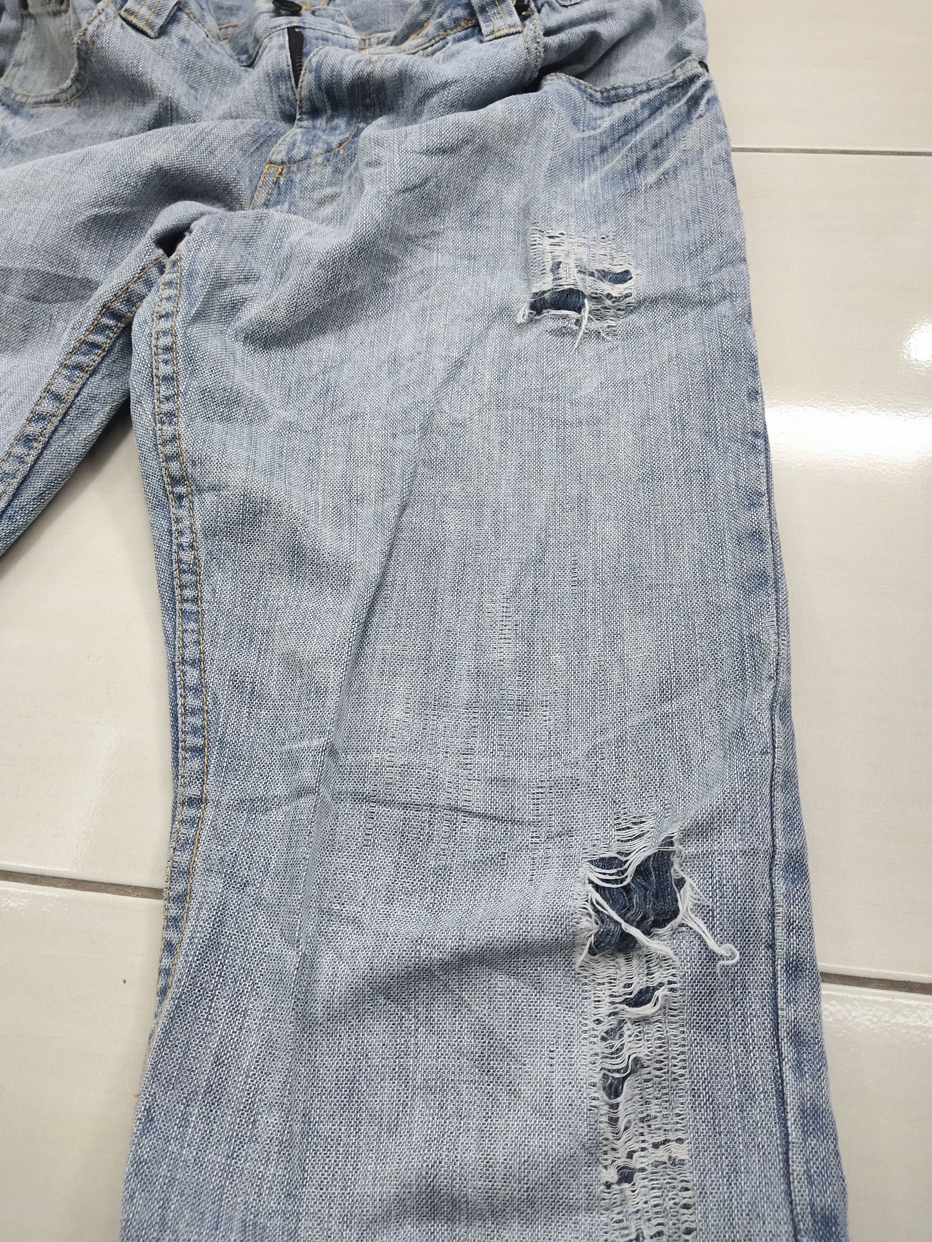 JUN MEN Japanese Brand Jun men Distressed Jeans Size US 34 / EU 50 - 4 Thumbnail