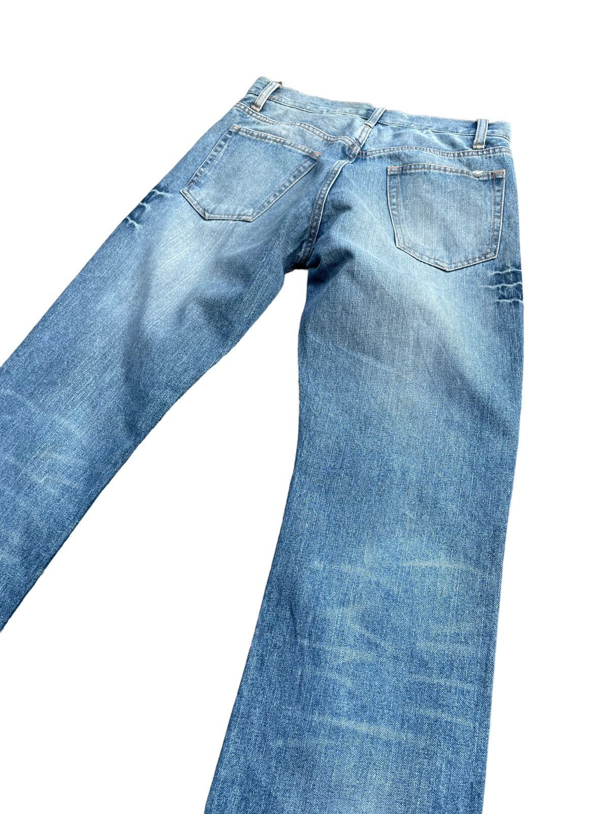 Japanese Brand Famock Flare Light Faded Wash Denim Size US 30 / EU 46 - 9 Thumbnail