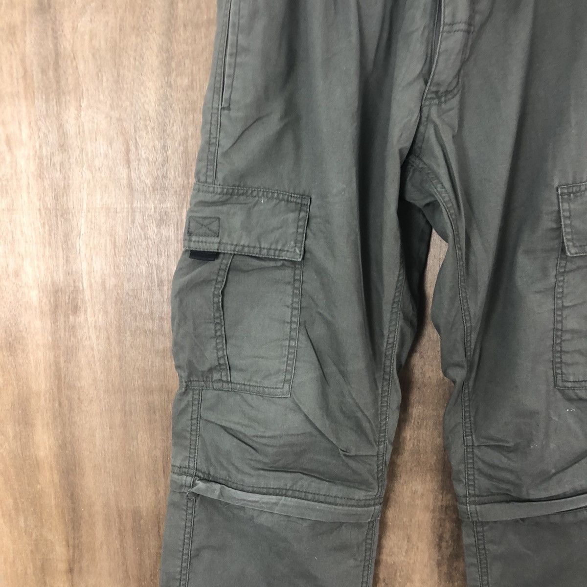 Designer × Japanese Brand Freude Dark green multipocket cargo pants #6289 Size US 30 / EU 46 - 4 Thumbnail