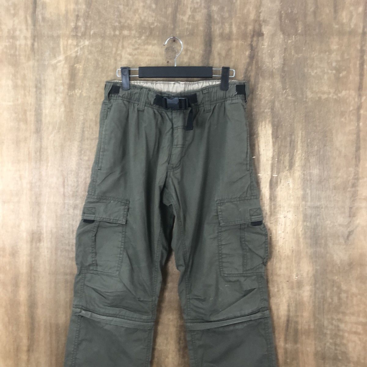 Designer × Japanese Brand Freude Dark green multipocket cargo pants #6289 Size US 30 / EU 46 - 2 Thumbnail